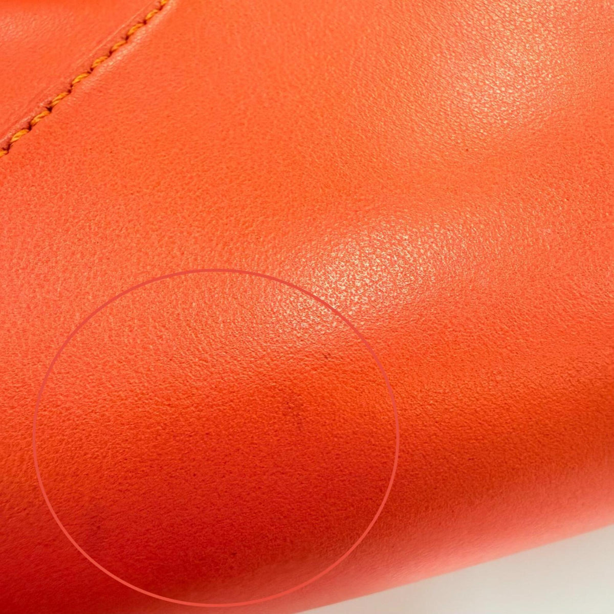 Loewe Red Color Leather Handbag Shoulder Bag (Pre-Owned)