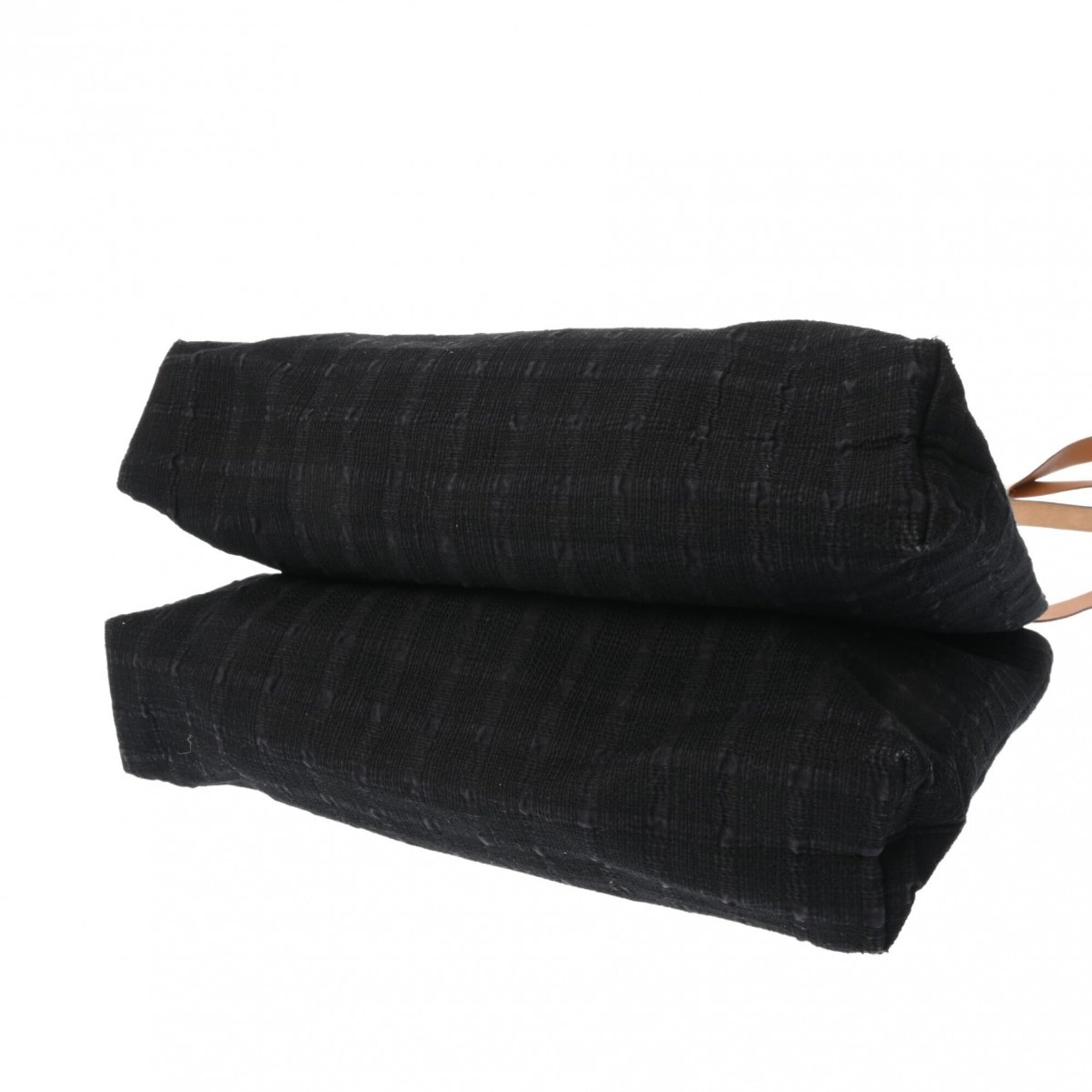 Hermes Black Canvas Tote Bag (Pre-Owned)