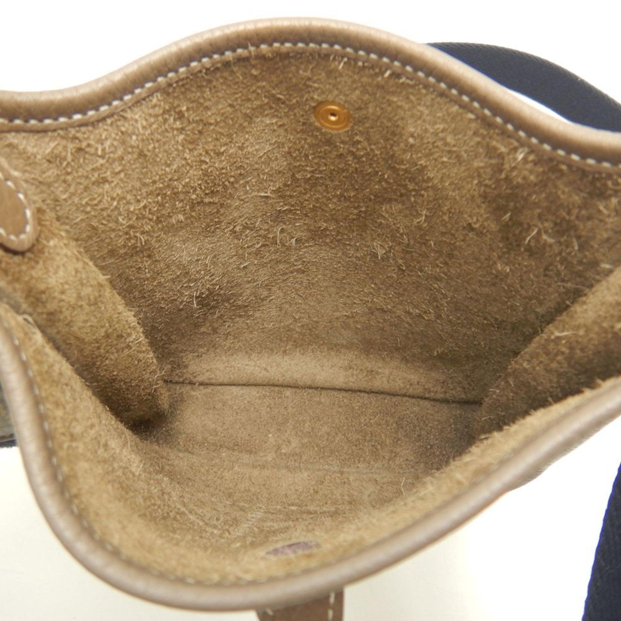 Hermes Etoupe Gray Togo Leather Shoulder Bag (Pre-Owned)