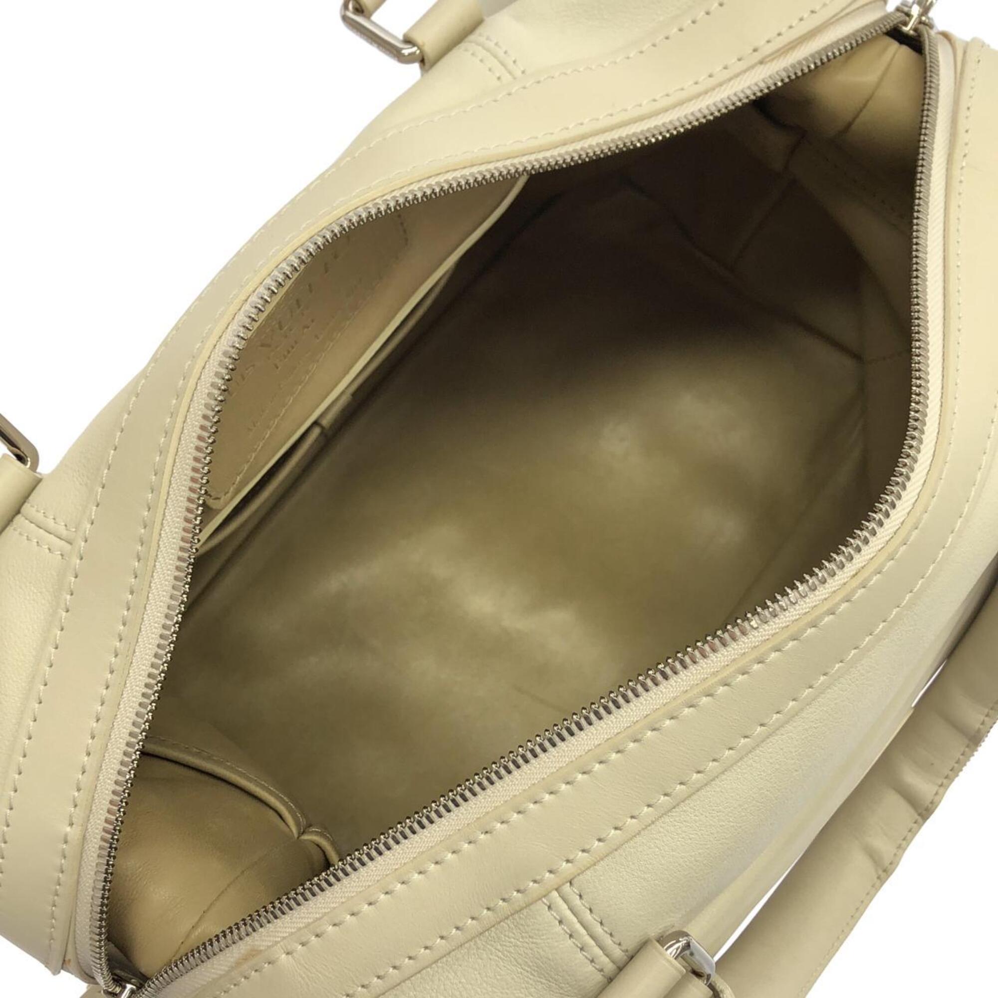 Louis Vuitton Ivory Leather Handbag (Pre-Owned)