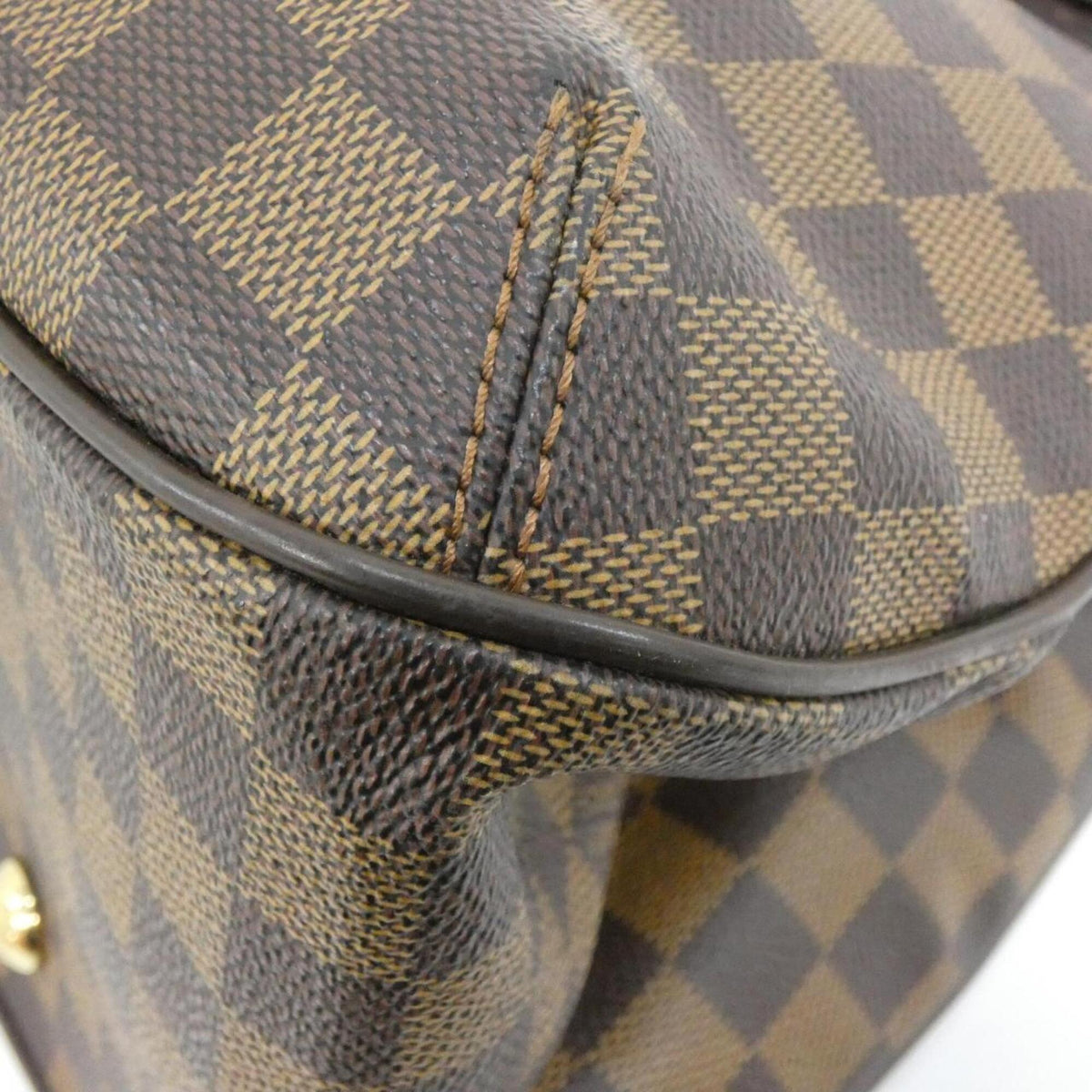 Louis Vuitton Damier Damier Canvas Ebene Damier Canvas Handbag (Pre-Owned)