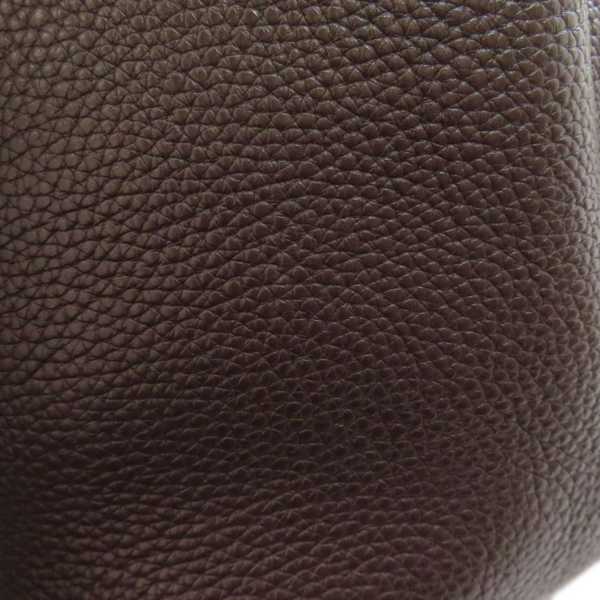 Hermes Brown Leather Handbag (Pre-Owned)