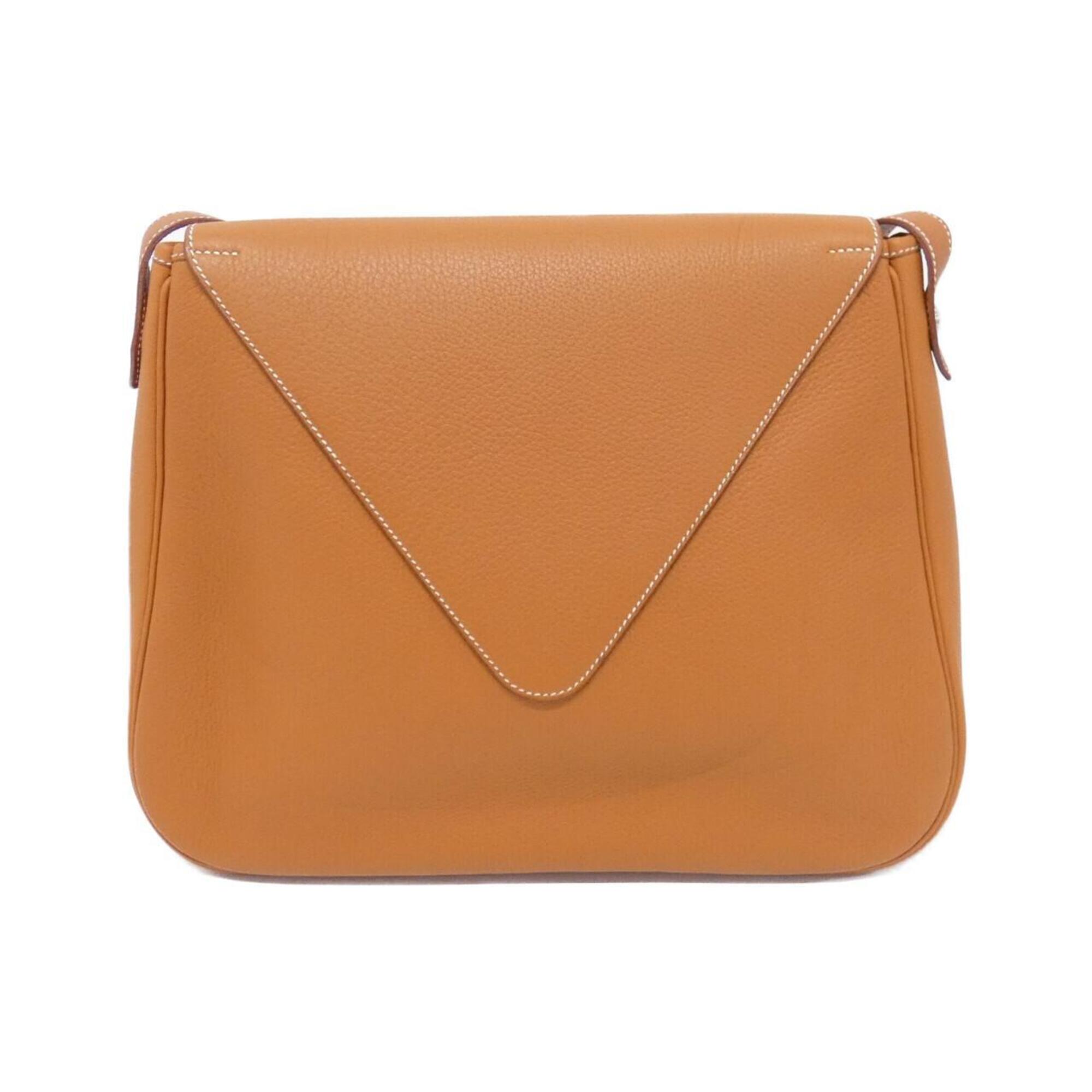 Hermes Brown Etrusque Taurillon Clemence Leather Shoulder Bag (Pre-Owned)