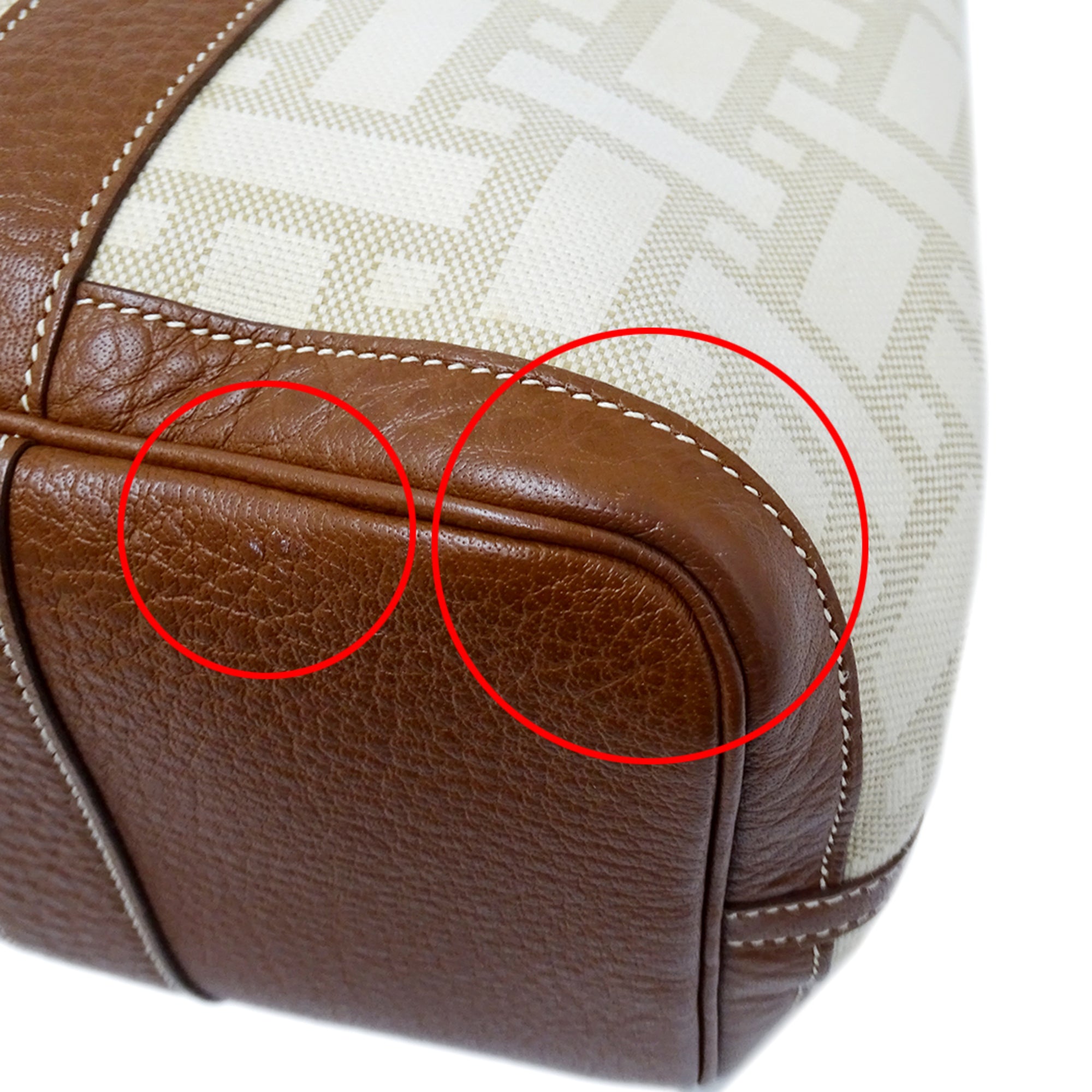 Hermes Brown Handbag Tote Bag (Pre-Owned)