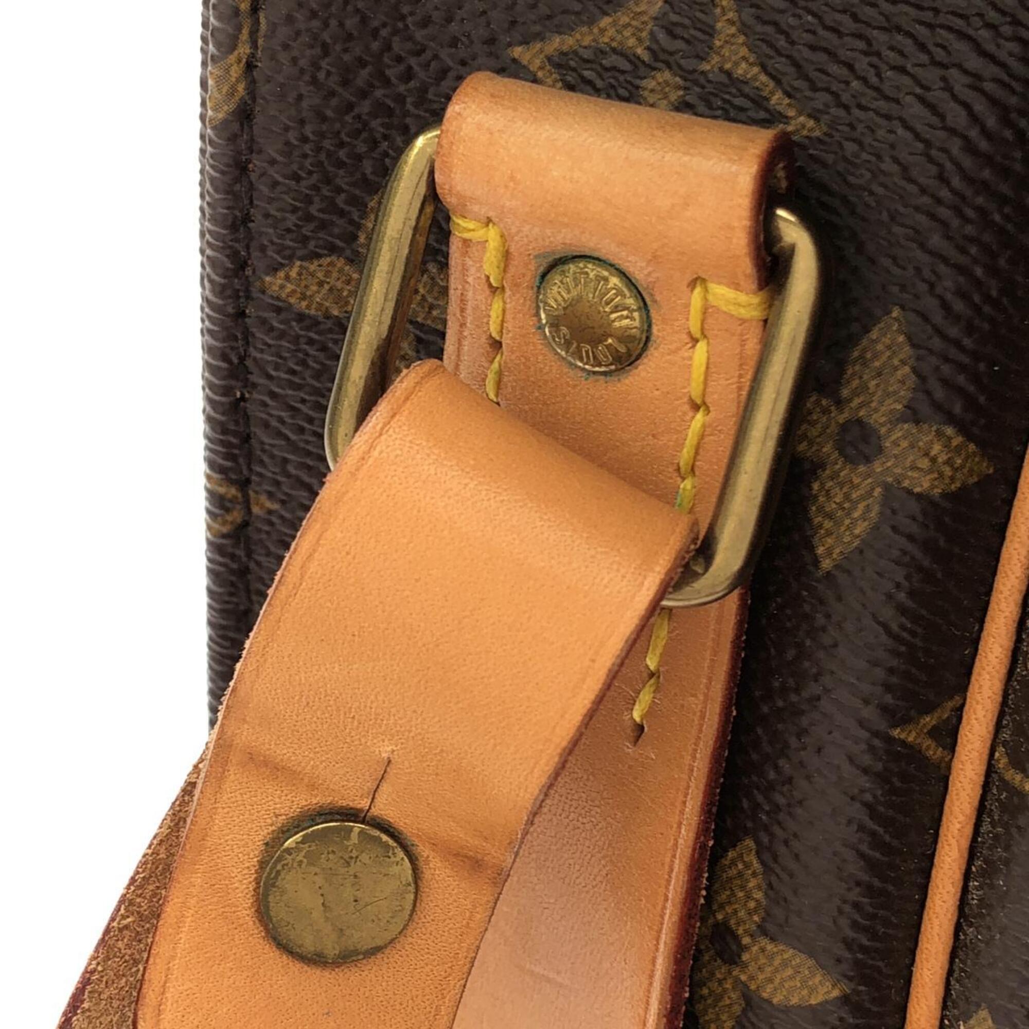 Louis Vuitton Brown Coated Canvas Shoulder Bag (Pre-Owned)
