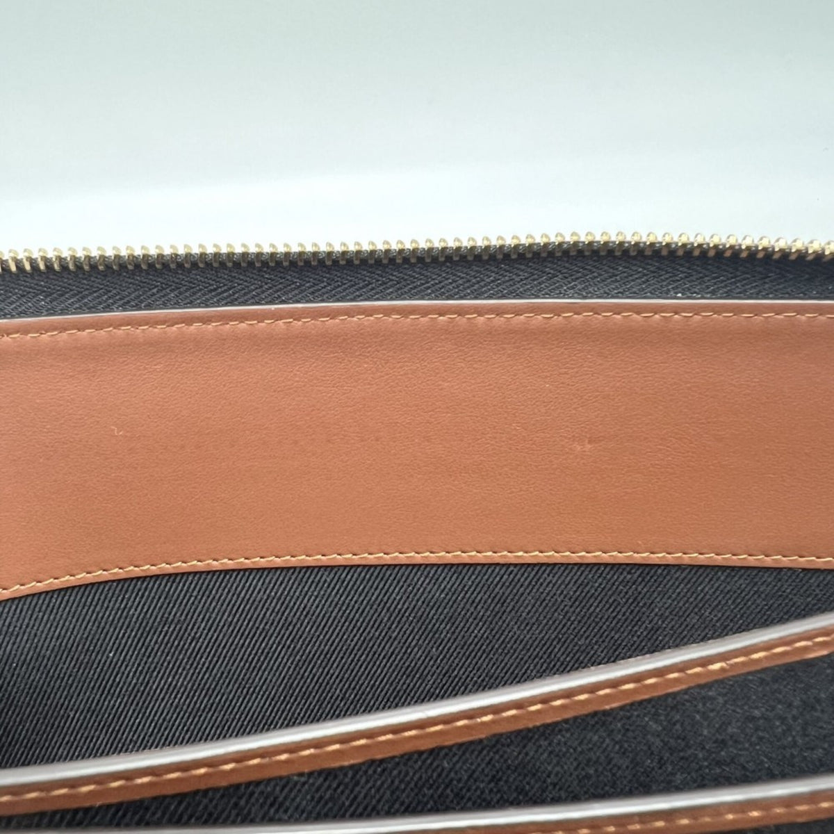 Burberry Beige Brown Coated Canvas Pvc Leather Clutch Bag (Pre-Owned)