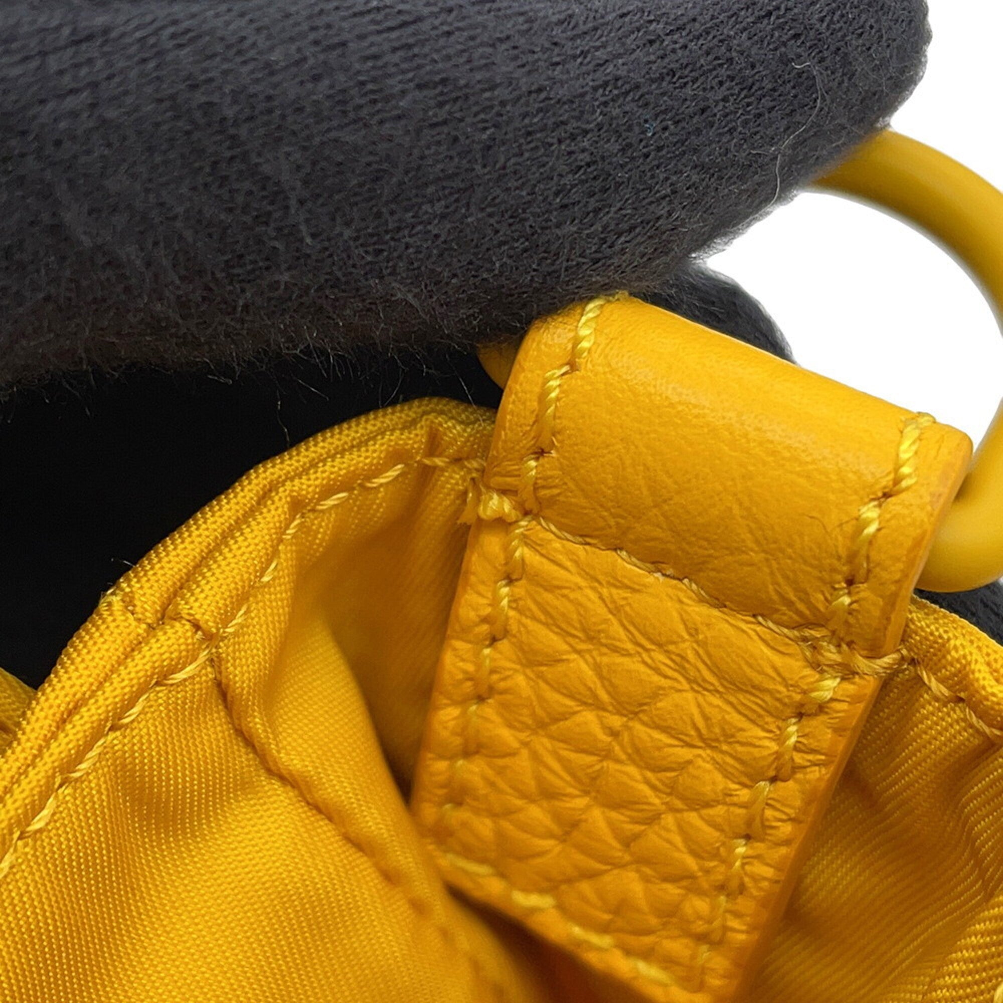 Fendi Yellow Nylon Shoulder Bag (Pre-Owned)