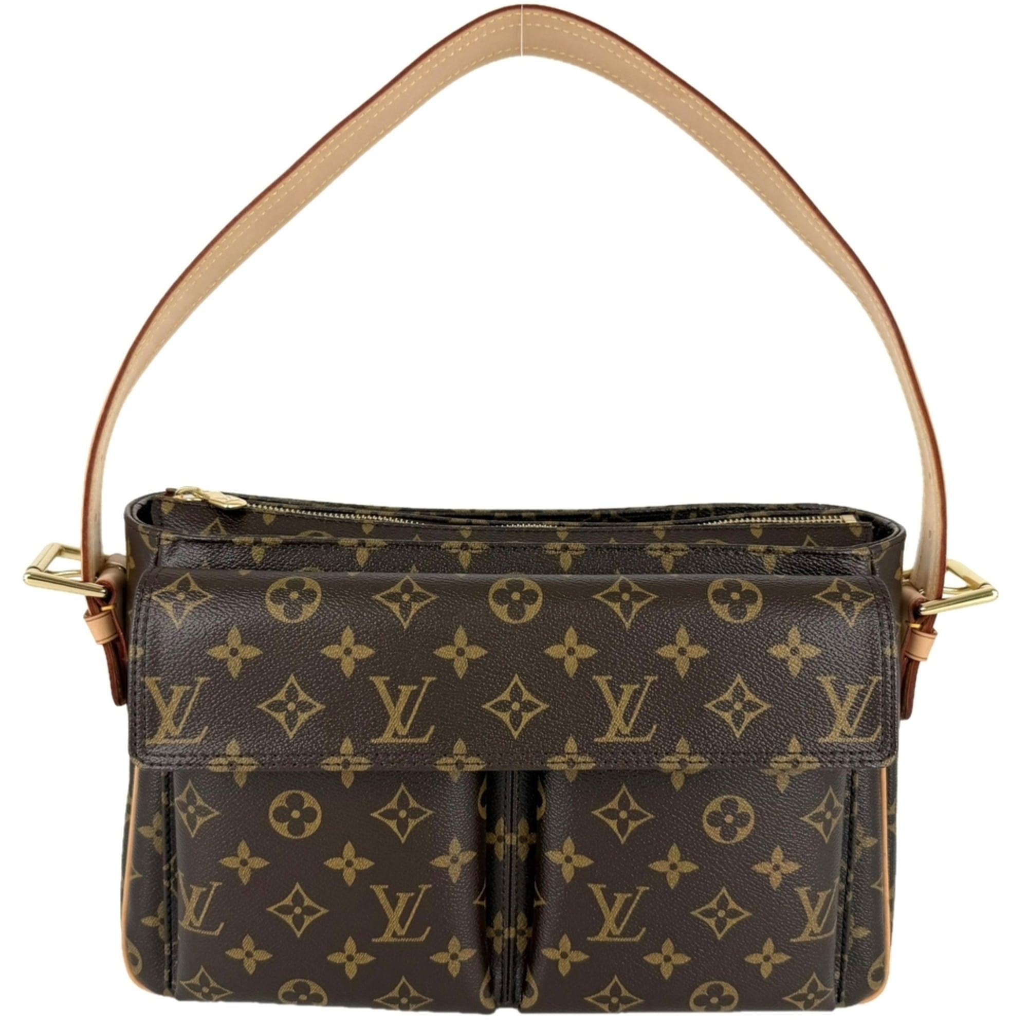Louis Vuitton Brown Monogram White Monogram Shoulder Bag (Pre-Owned)