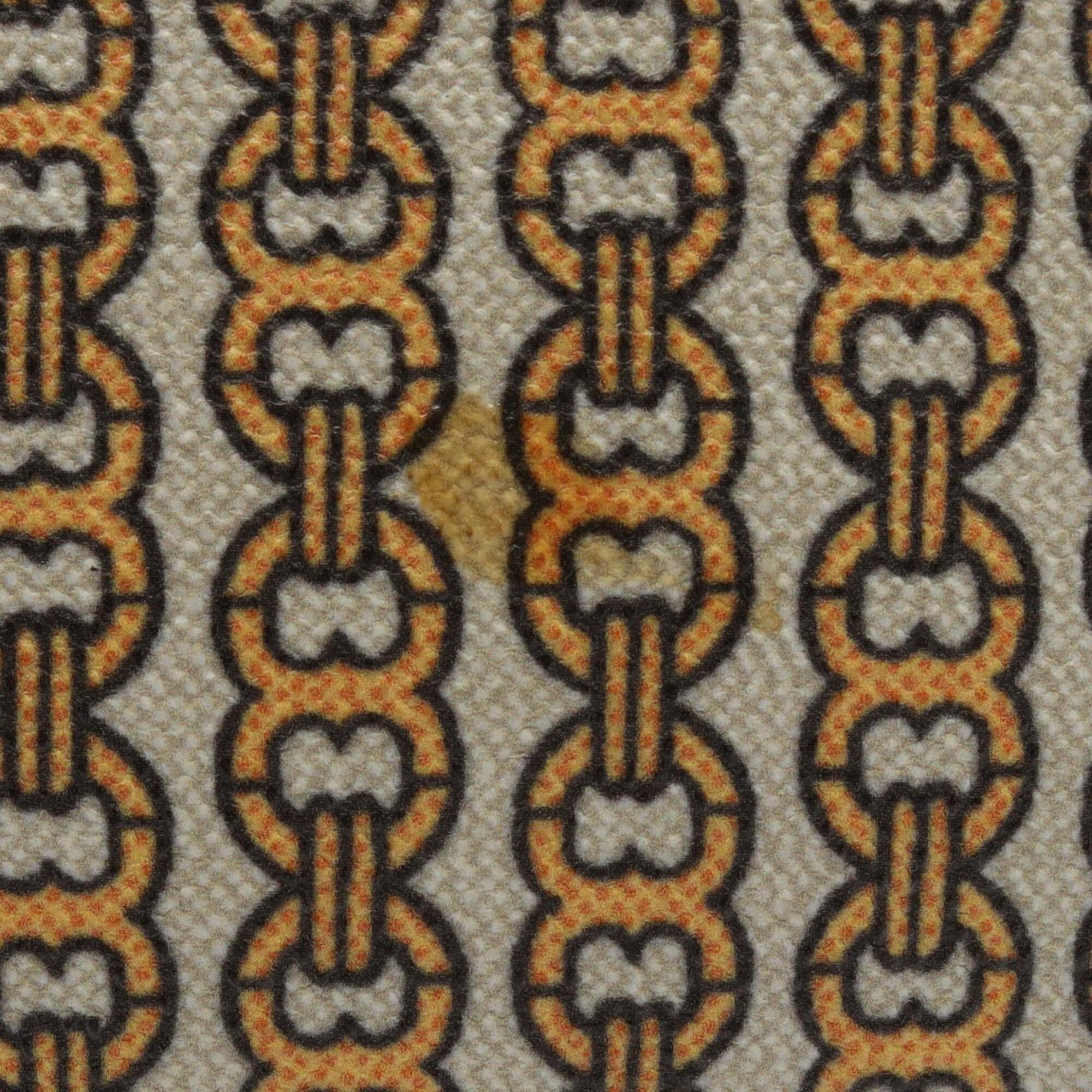 Tory Burch Beige Multi-Color Yellow Coated Canvas Leather Handbag Tote Bag (Pre-Owned)