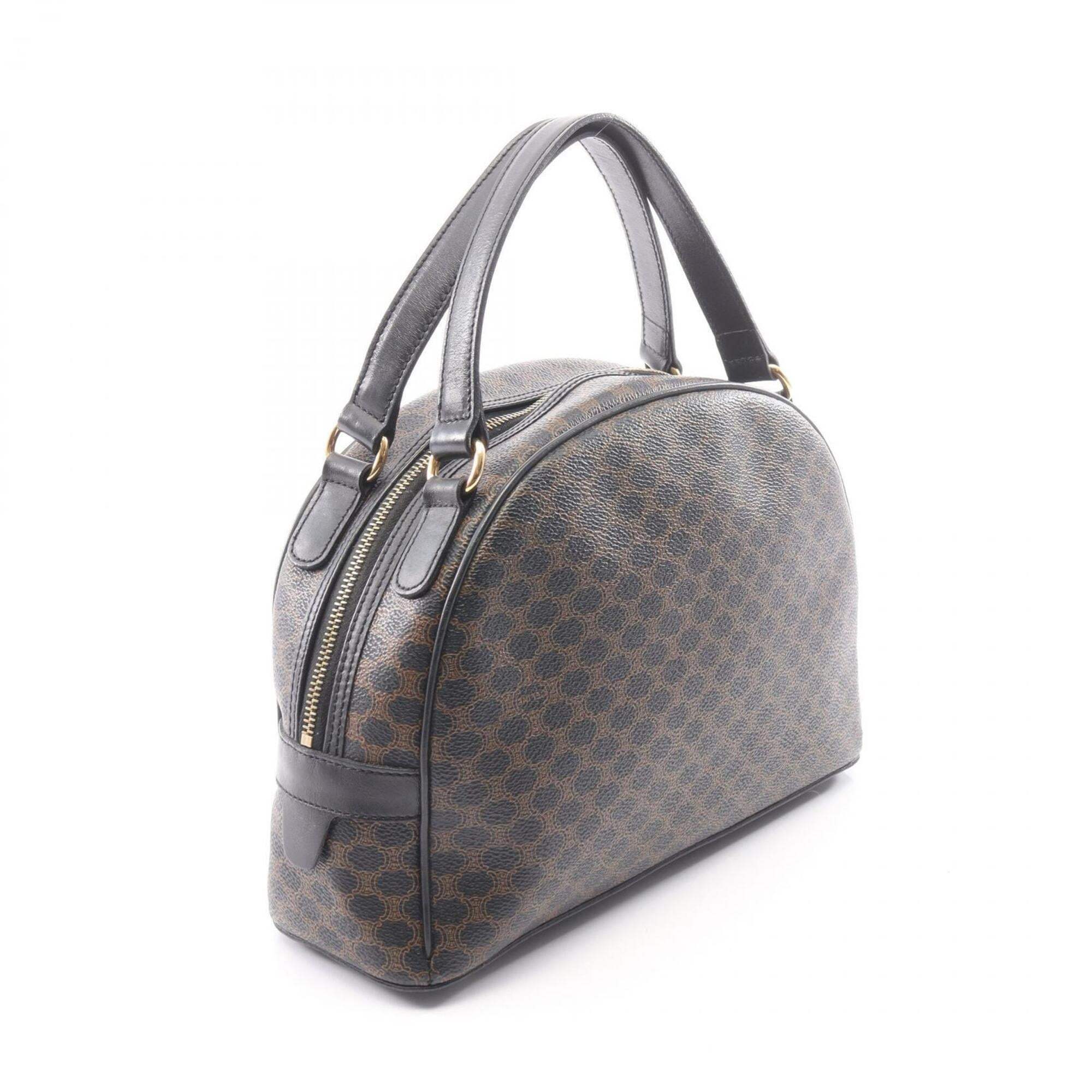 Celine Black Coated Canvas Pvc Leather Handbag (Pre-Owned)
