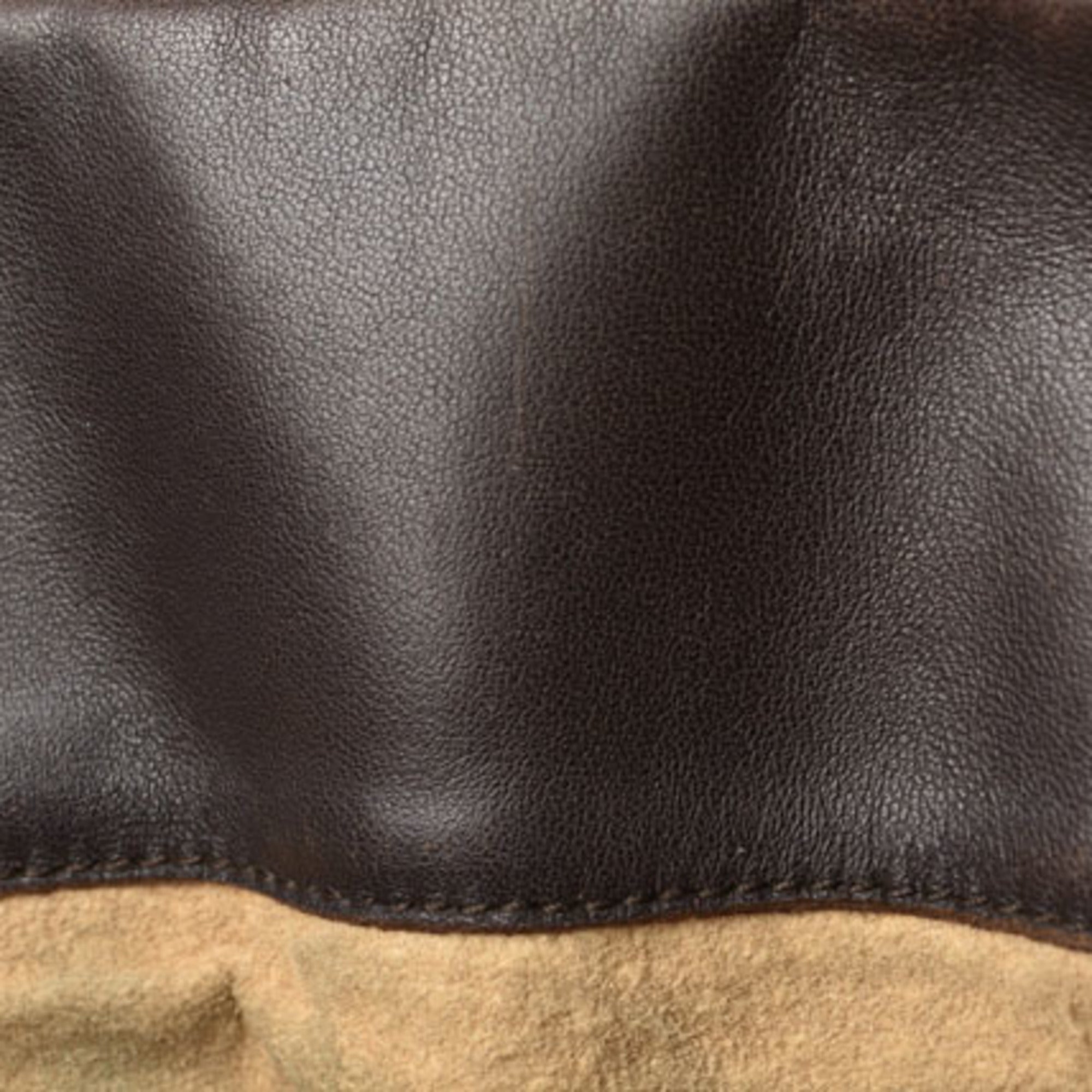 Bottega Veneta Dark Brown Intrecciato Tote Bag (Pre-Owned)