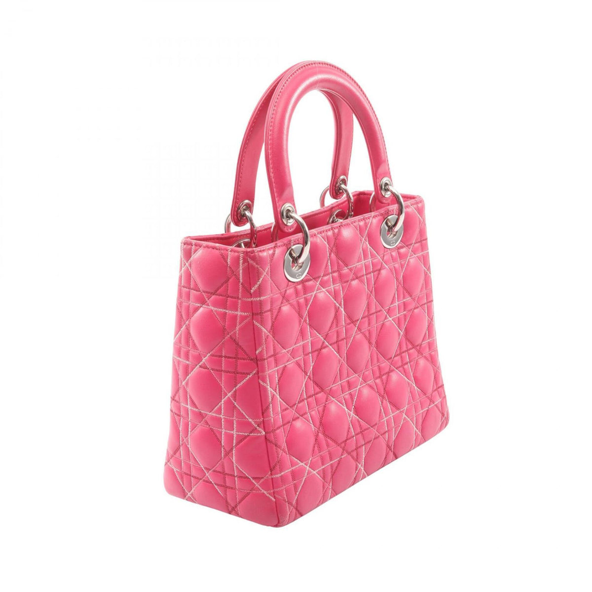 Christian Dior Pink Leather Handbag (Pre-Owned)