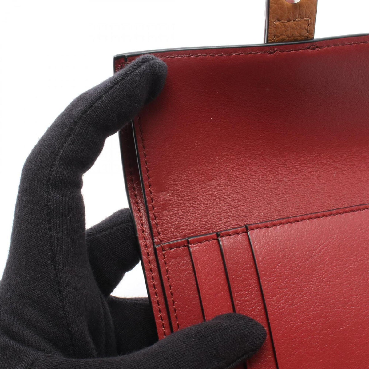 Loewe Brown Leather Wallet (Tri-Fold) (Pre-Owned)