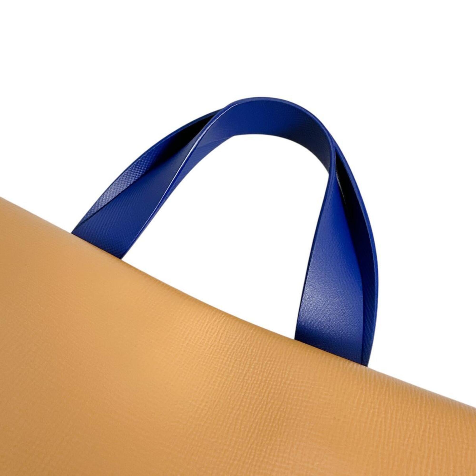Louis Vuitton Saffron Yellow Leather Handbag Tote Bag (Pre-Owned)
