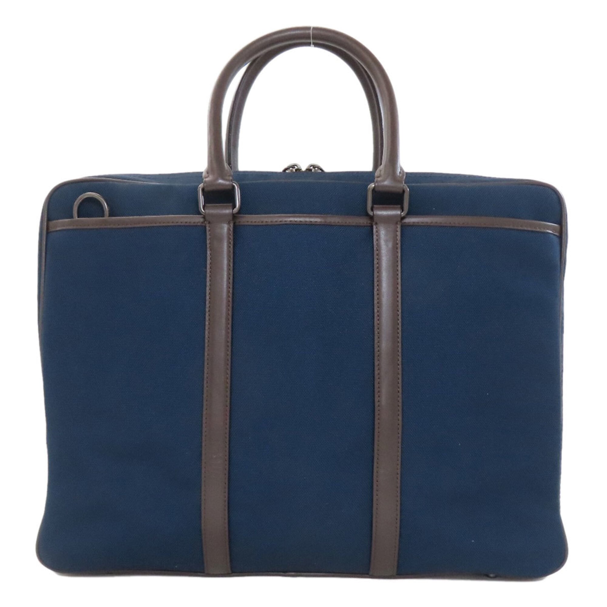 Coach Black Blue Nylon Briefcase (Pre-Owned)