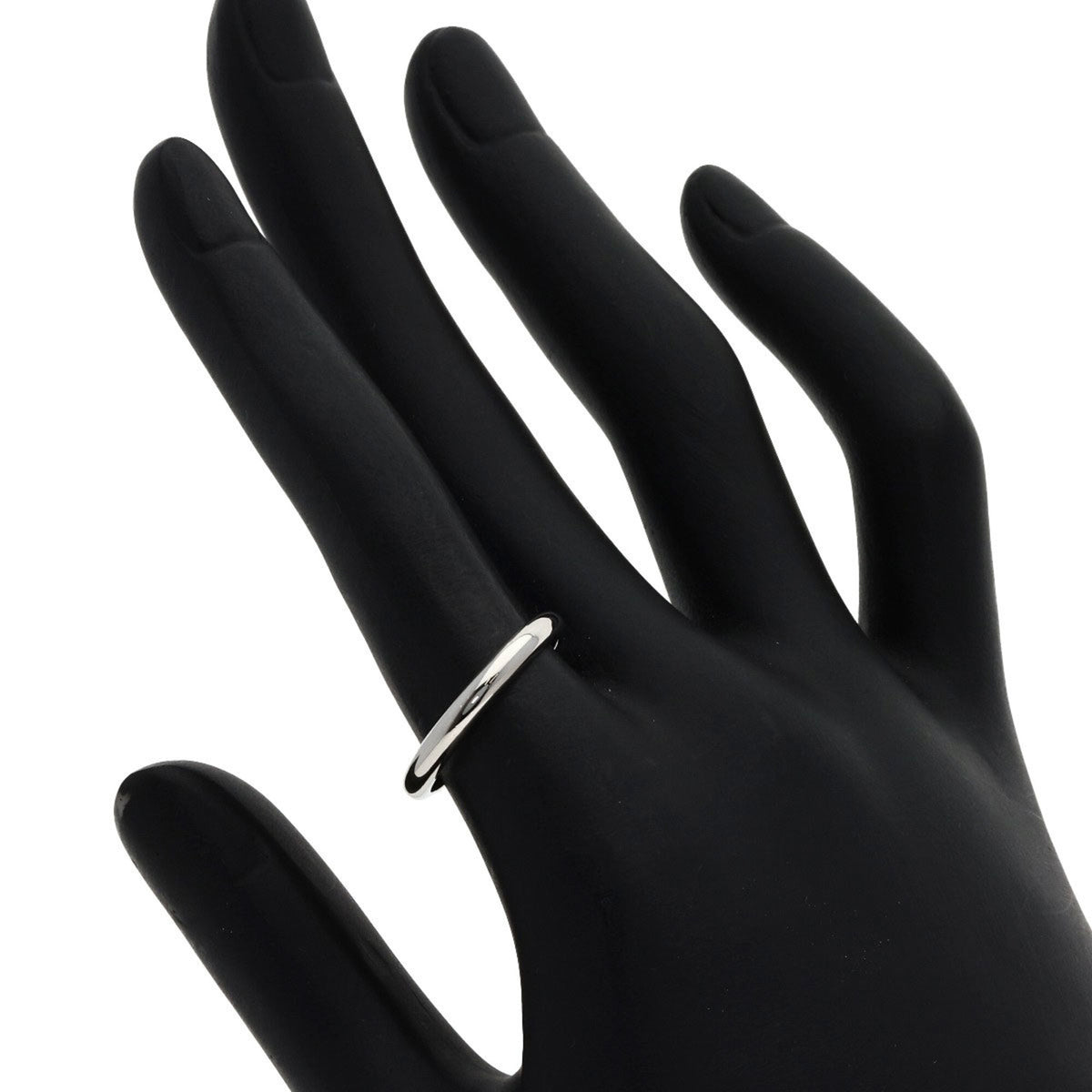 Bvlgari Platinum Platinum 950 Band Ring (Pre-Owned)