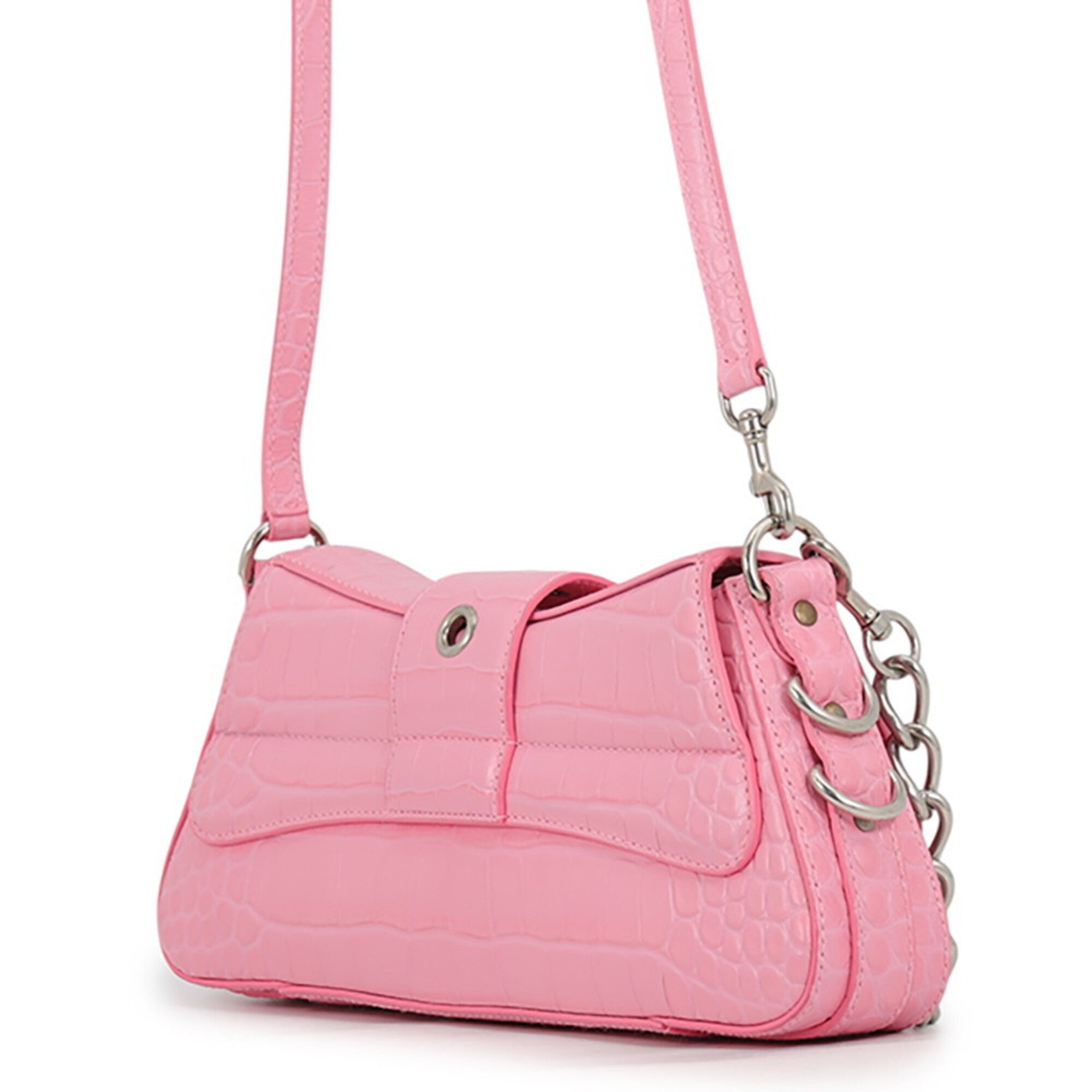 Balenciaga Pink Leather Handbag Shoulder Bag (Pre-Owned)