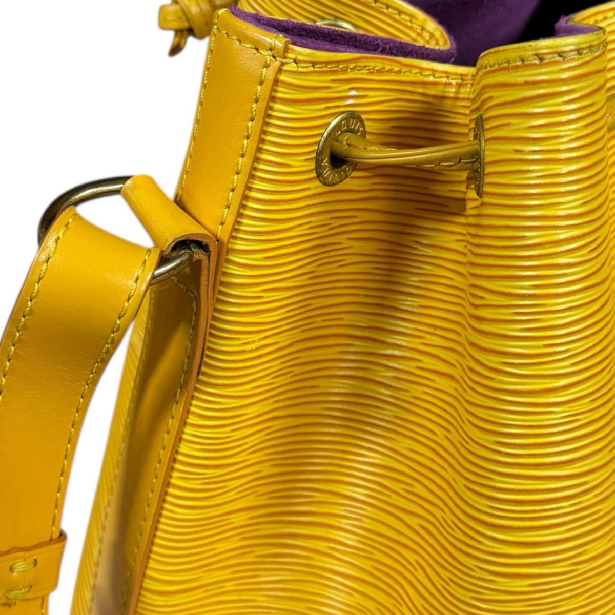 Louis Vuitton Epi Yellow Epi Leather Shoulder Bag (Pre-Owned)