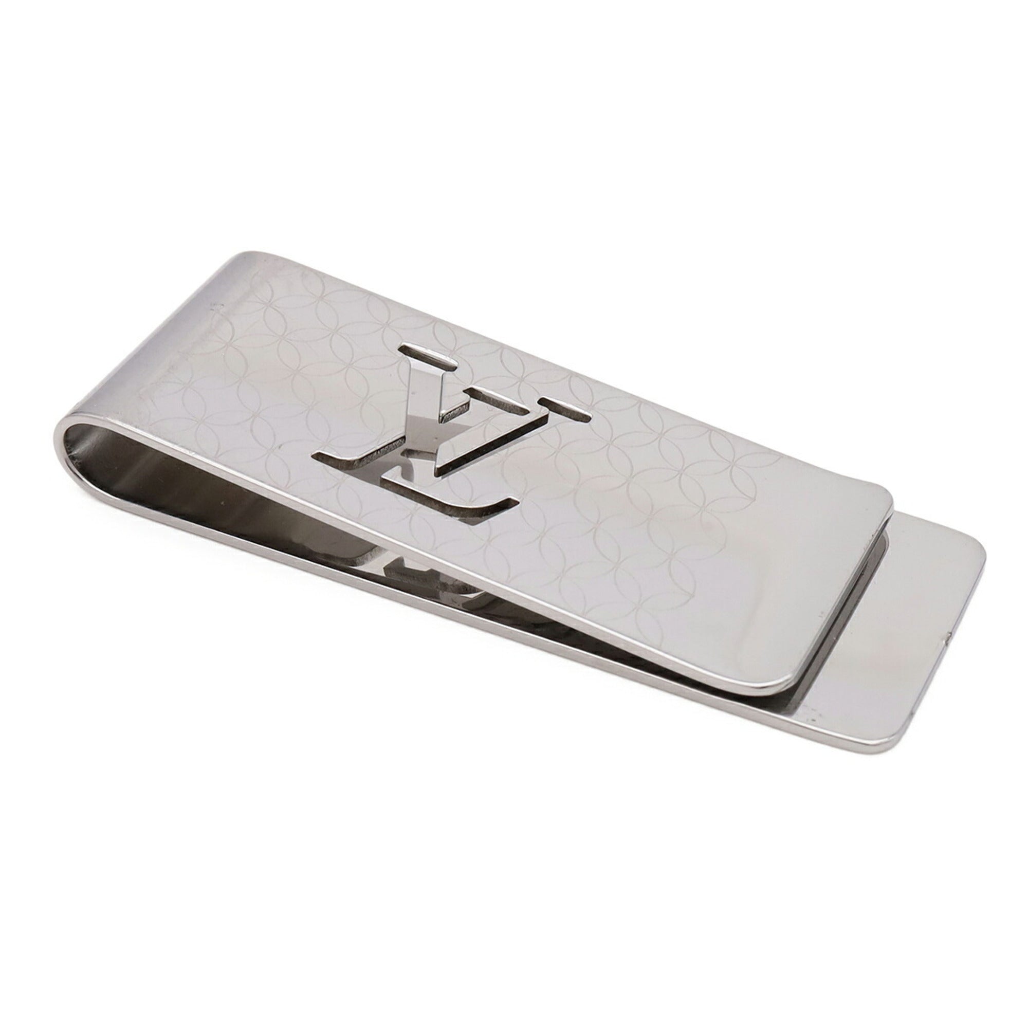 Louis Vuitton Silver Stainless Steel Money Clip (Pre-Owned)