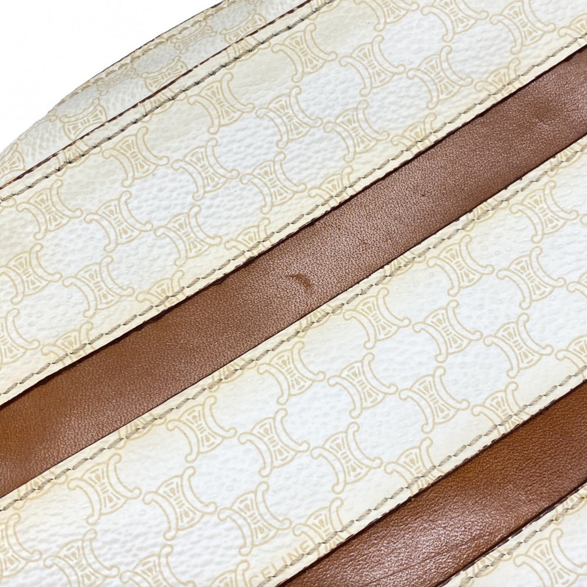 Celine White Pvc Handbag (Pre-Owned)