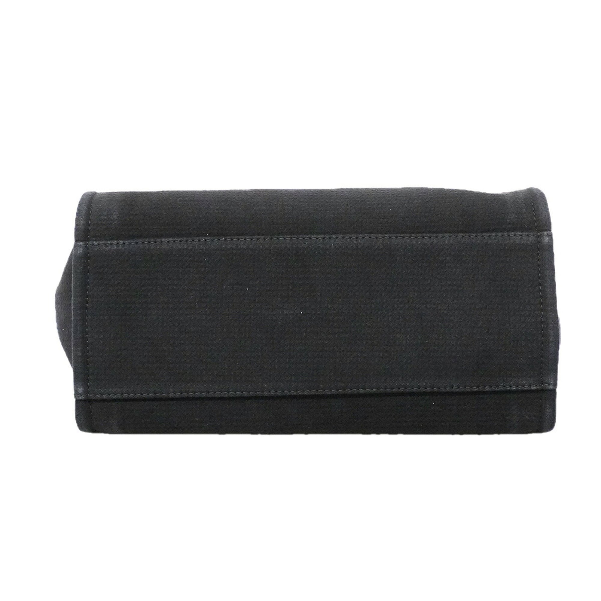Chanel Black Canvas Tote Bag (Pre-Owned)