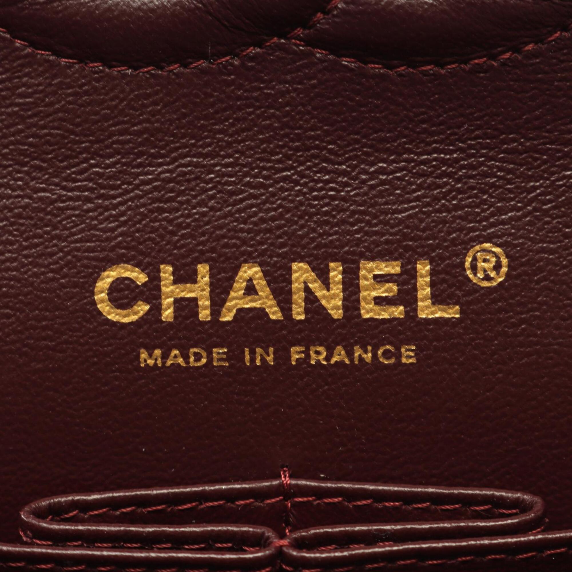 Chanel Black Grained Calfskin Handbag Shoulder Bag (Pre-Owned)