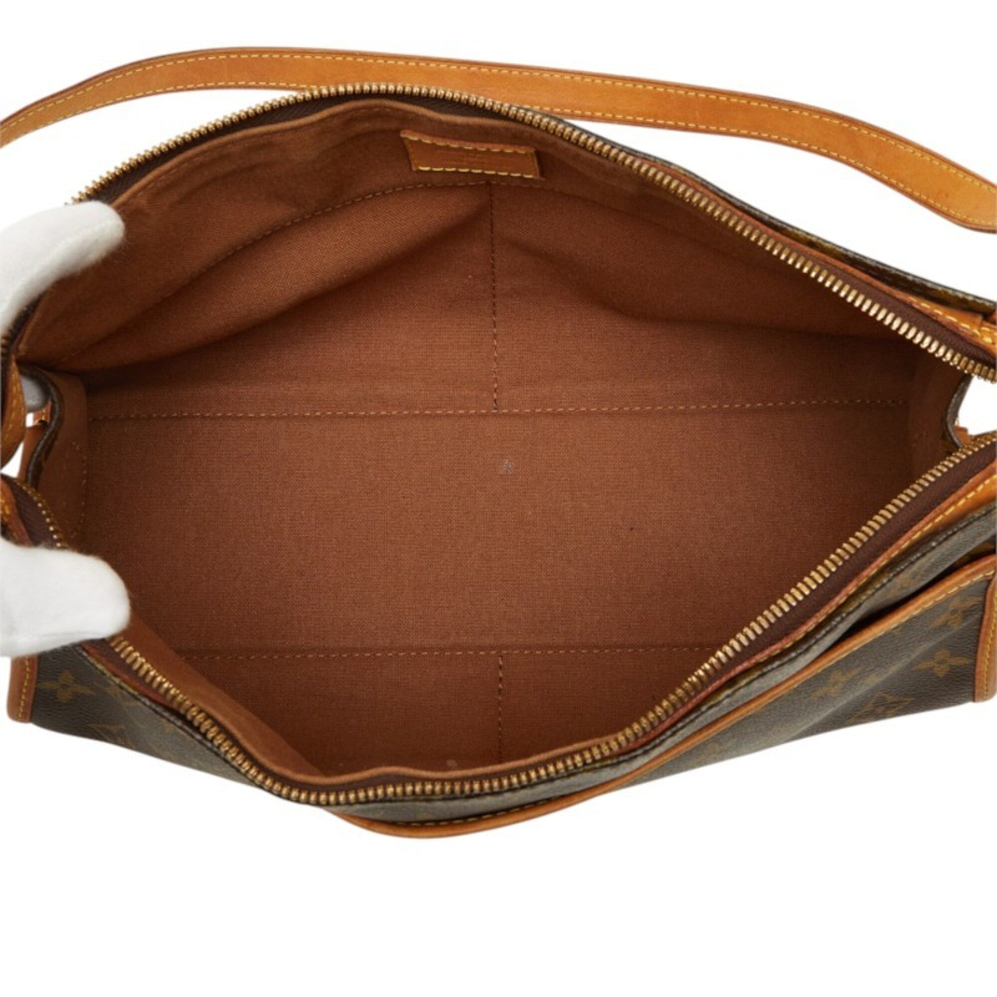 Louis Vuitton Brown Monogram Pvc Leather Shoulder Bag (Pre-Owned)