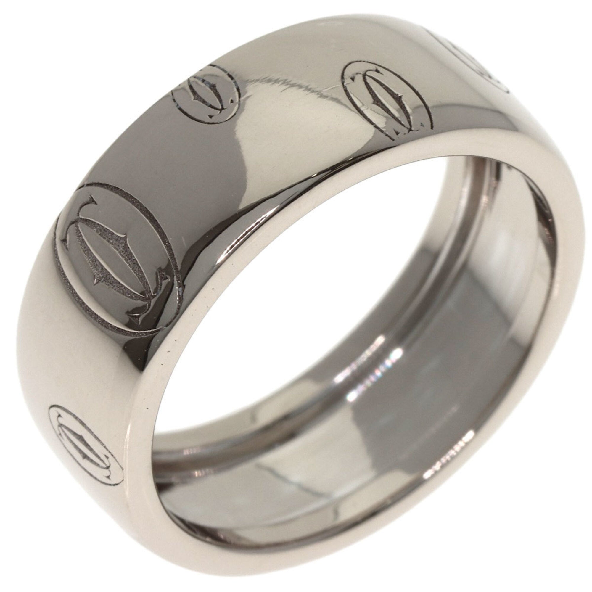 Cartier Happy Birthday White Gold (18K) Band Ring (Pre-Owned)