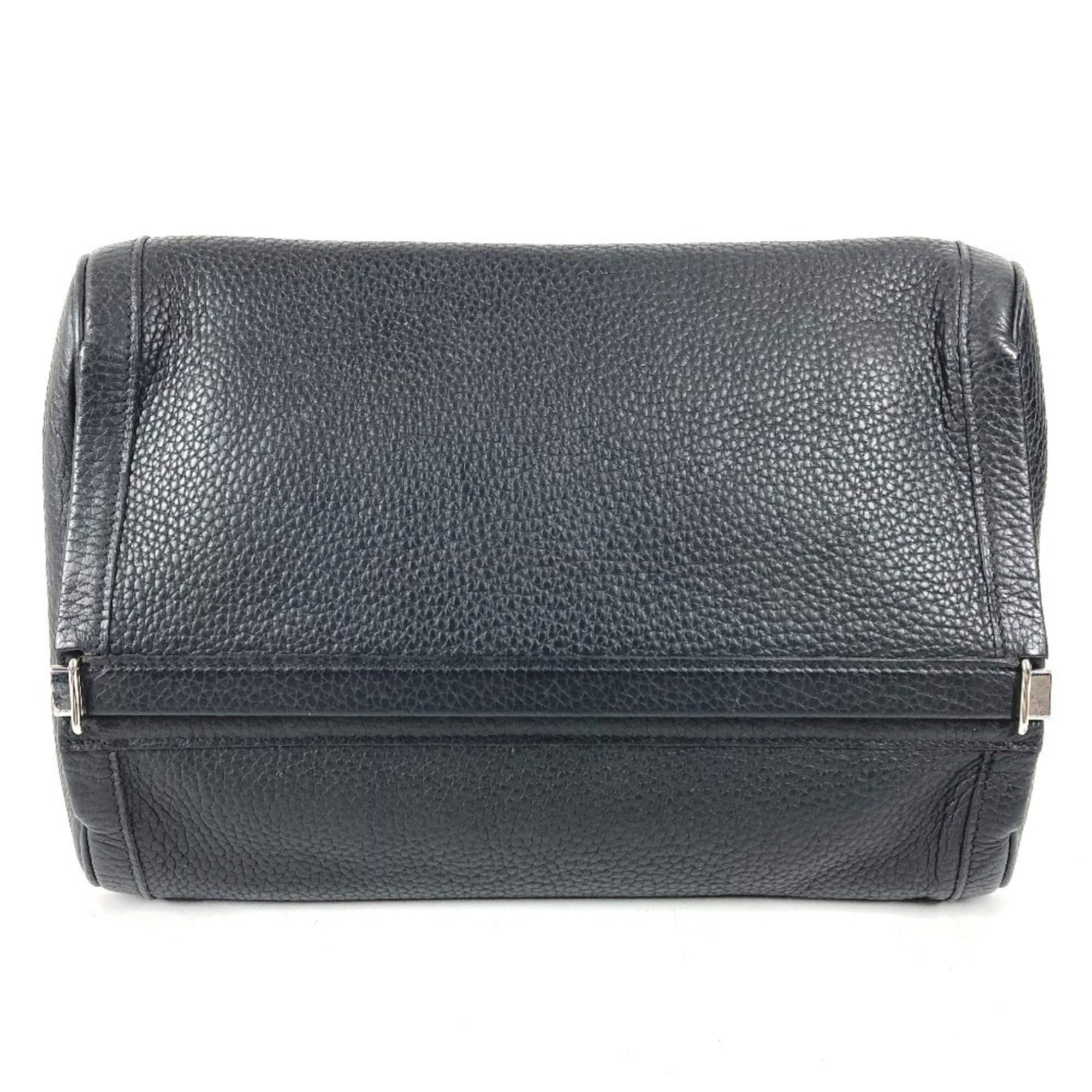 Hermes Black Leather Clutch Bag Pouch (Pre-Owned)