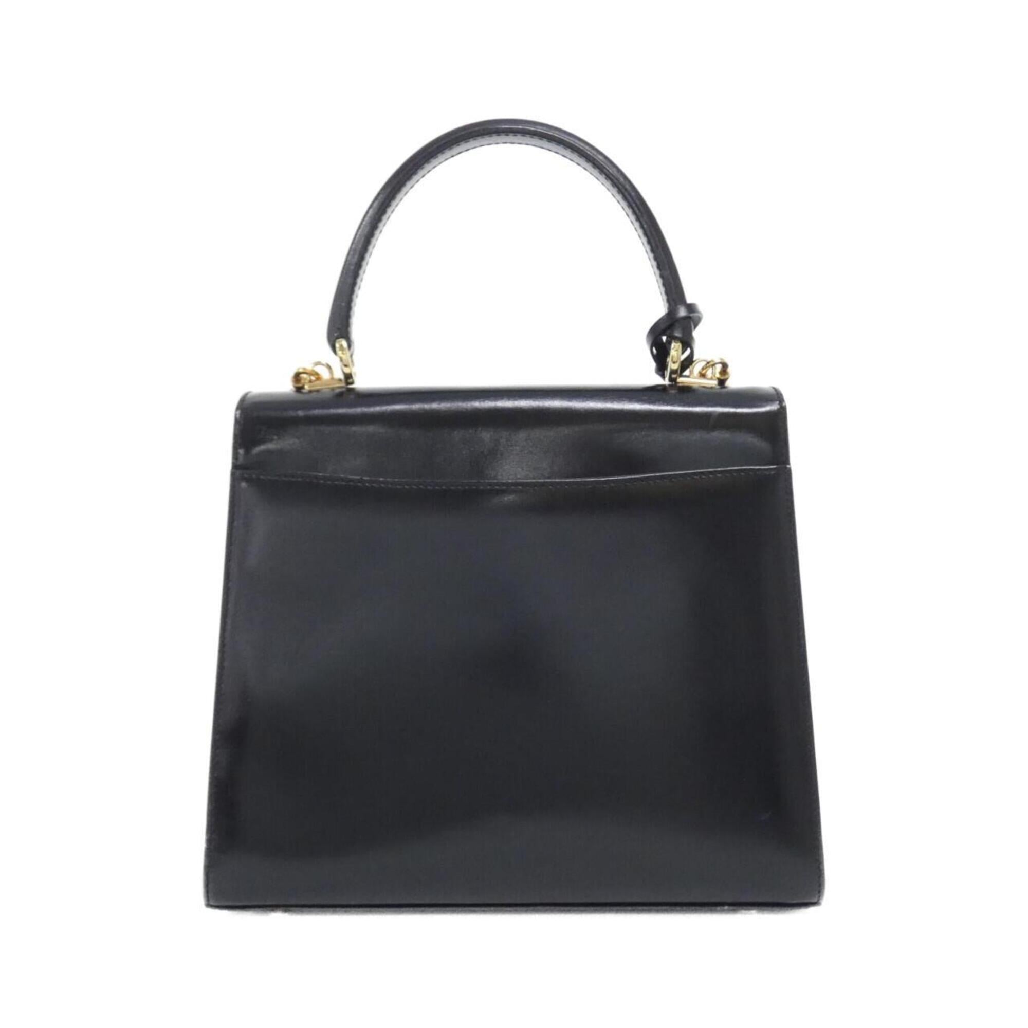 Gucci Black Leather Handbag (Pre-Owned)