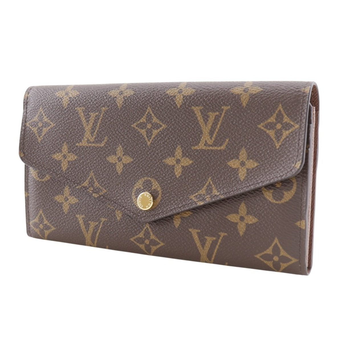 Louis Vuitton Monogram Brown Monogram Monogram Long Wallet (Bi-Fold) (Pre-Owned)