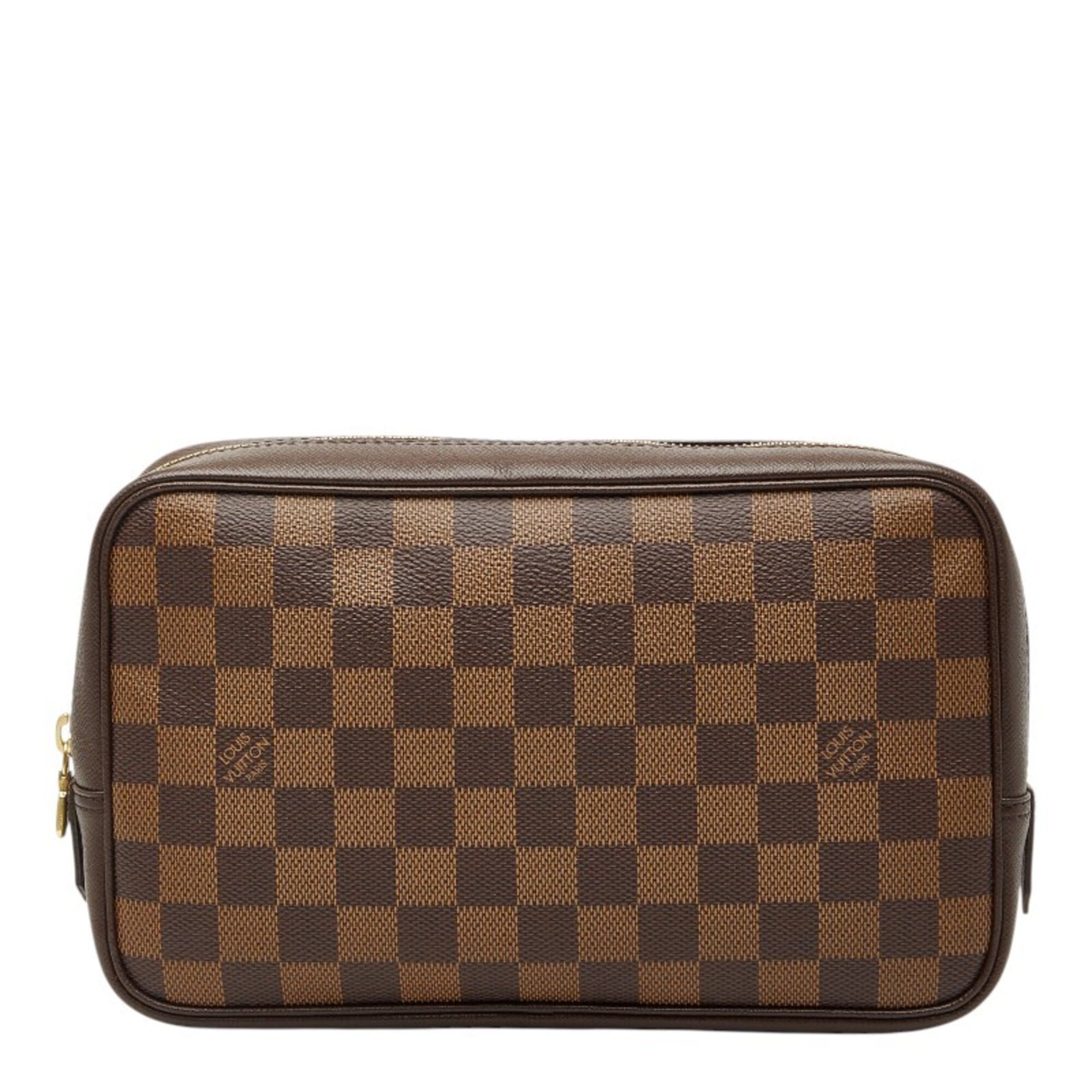 Louis Vuitton Brown Pvc Pouch (Pre-Owned)