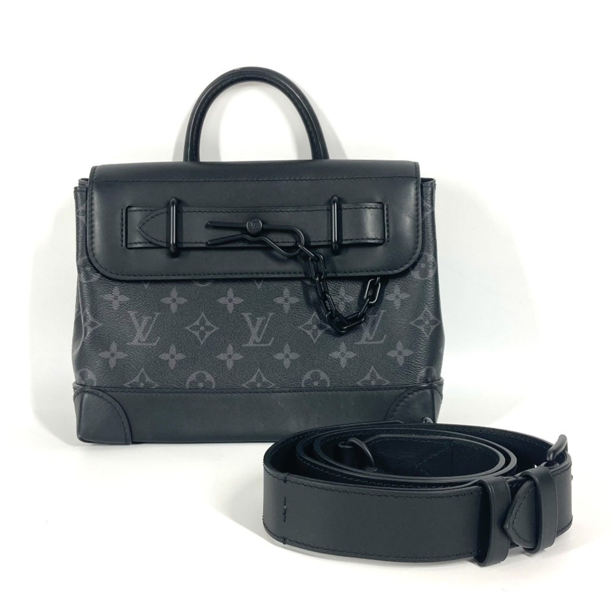 Louis Vuitton Black Monogram Eclipse Monogram Eclipse Handbag Shoulder Bag (Pre-Owned)