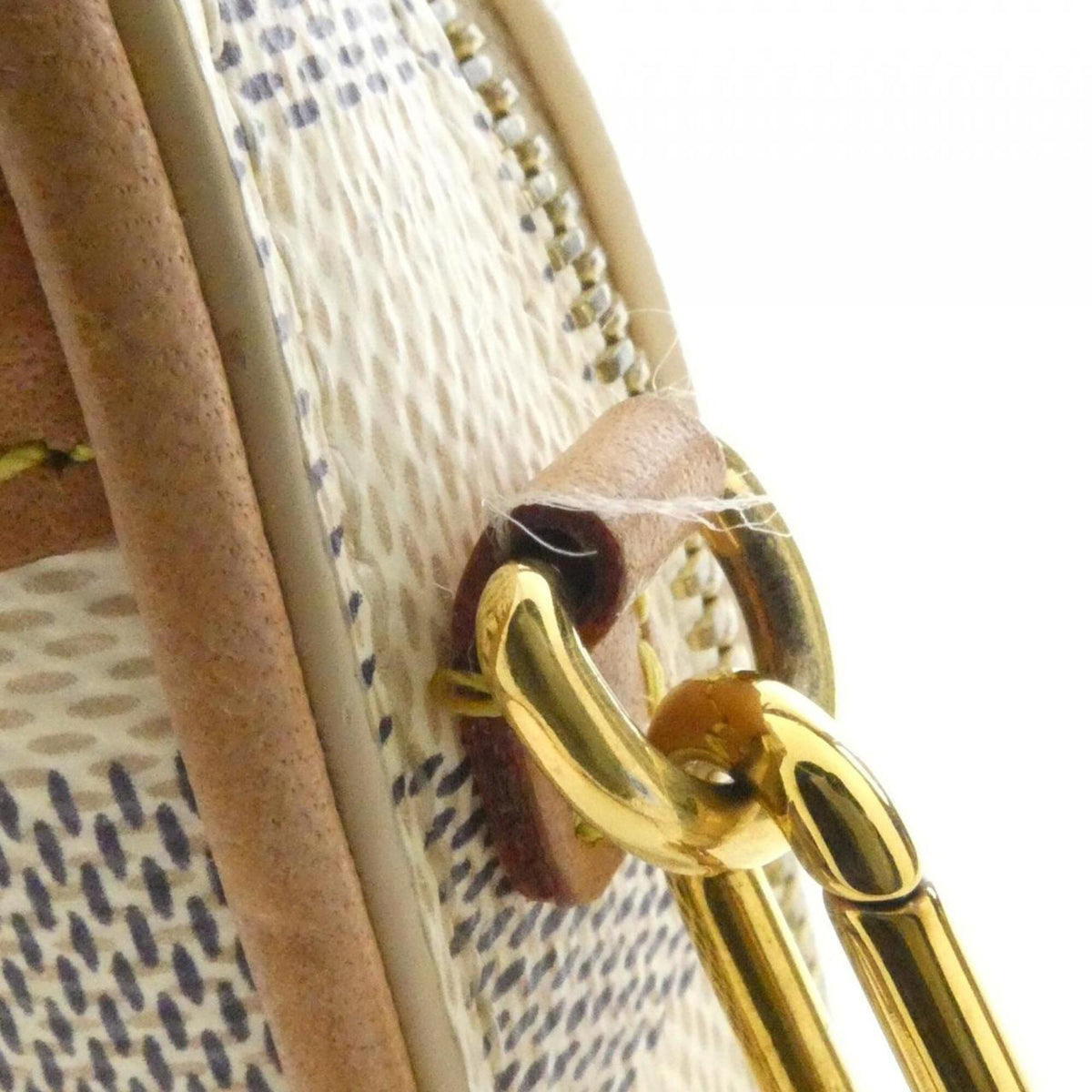 Louis Vuitton Azur Coated Canvas Shoulder Bag (Pre-Owned)