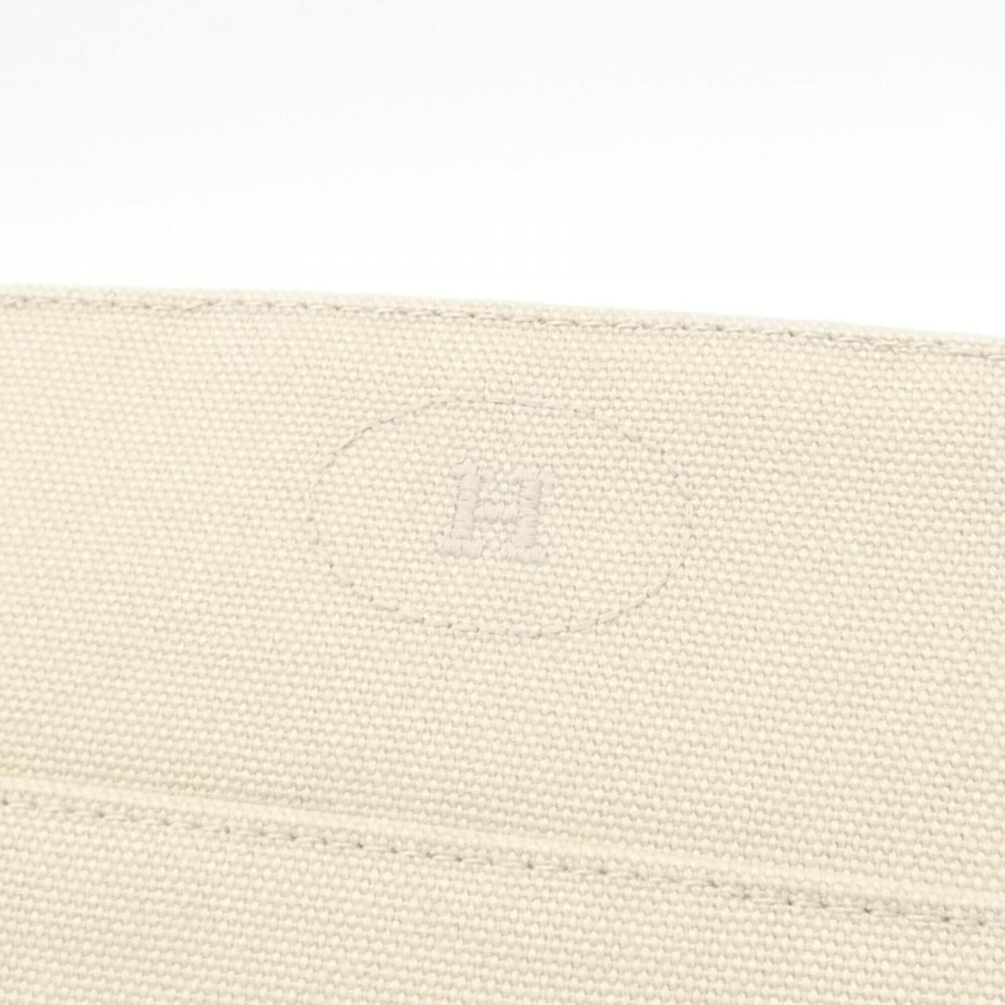 Hermes Beige Natural Canvas Handbag Pouch (Pre-Owned)