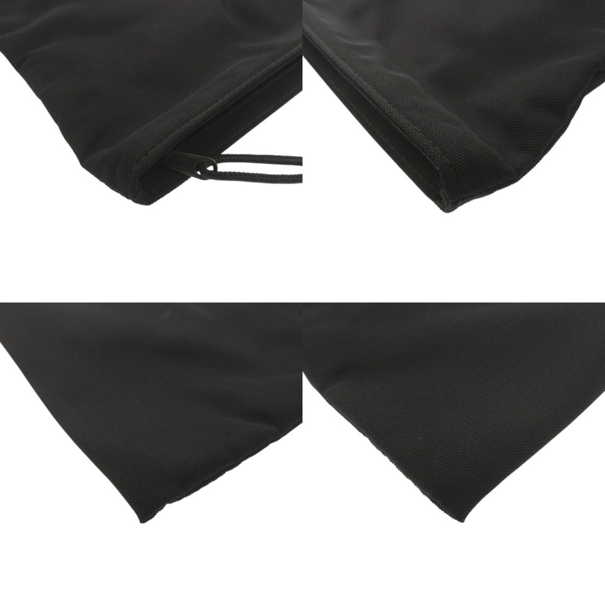 Balenciaga Black Nylon Clutch Bag Handbag Pouch (Pre-Owned)