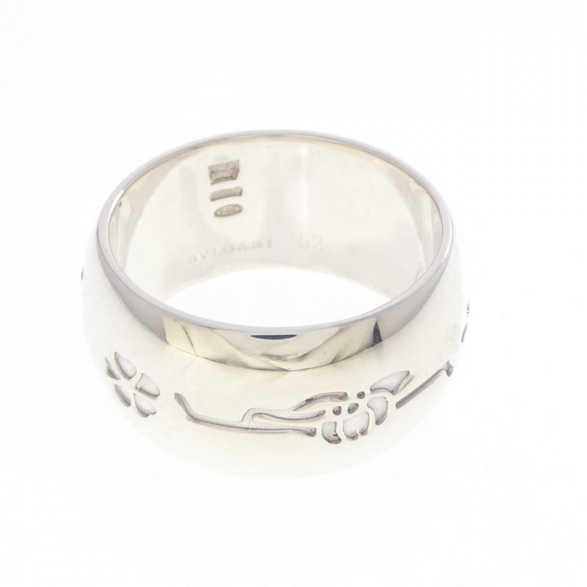 Bvlgari Silver 925 Band Ring (Pre-Owned)
