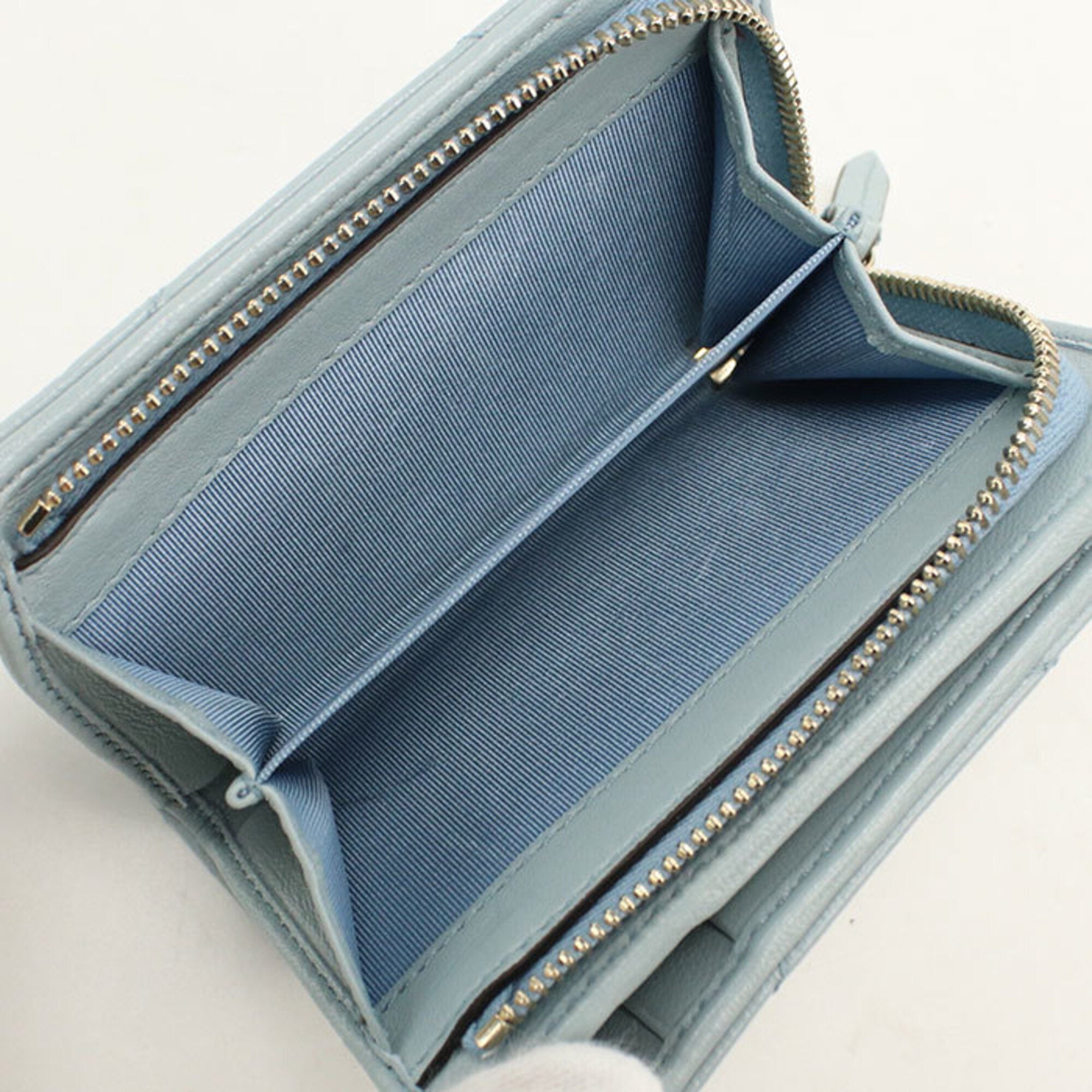 Gucci Blue Leather Wallet (Bi-Fold) (Pre-Owned)
