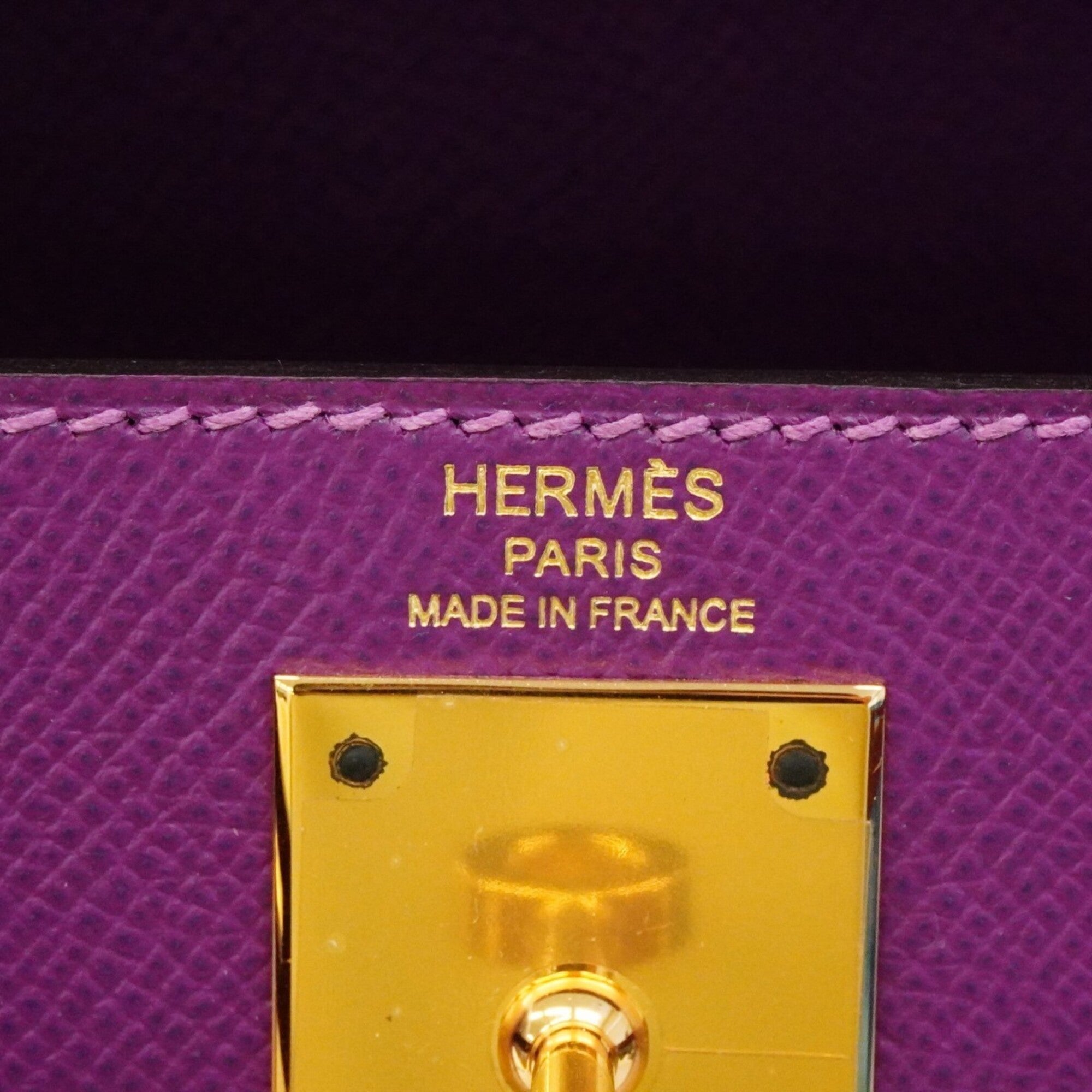 Hermes Anemone Epsom Leather Handbag (Pre-Owned)