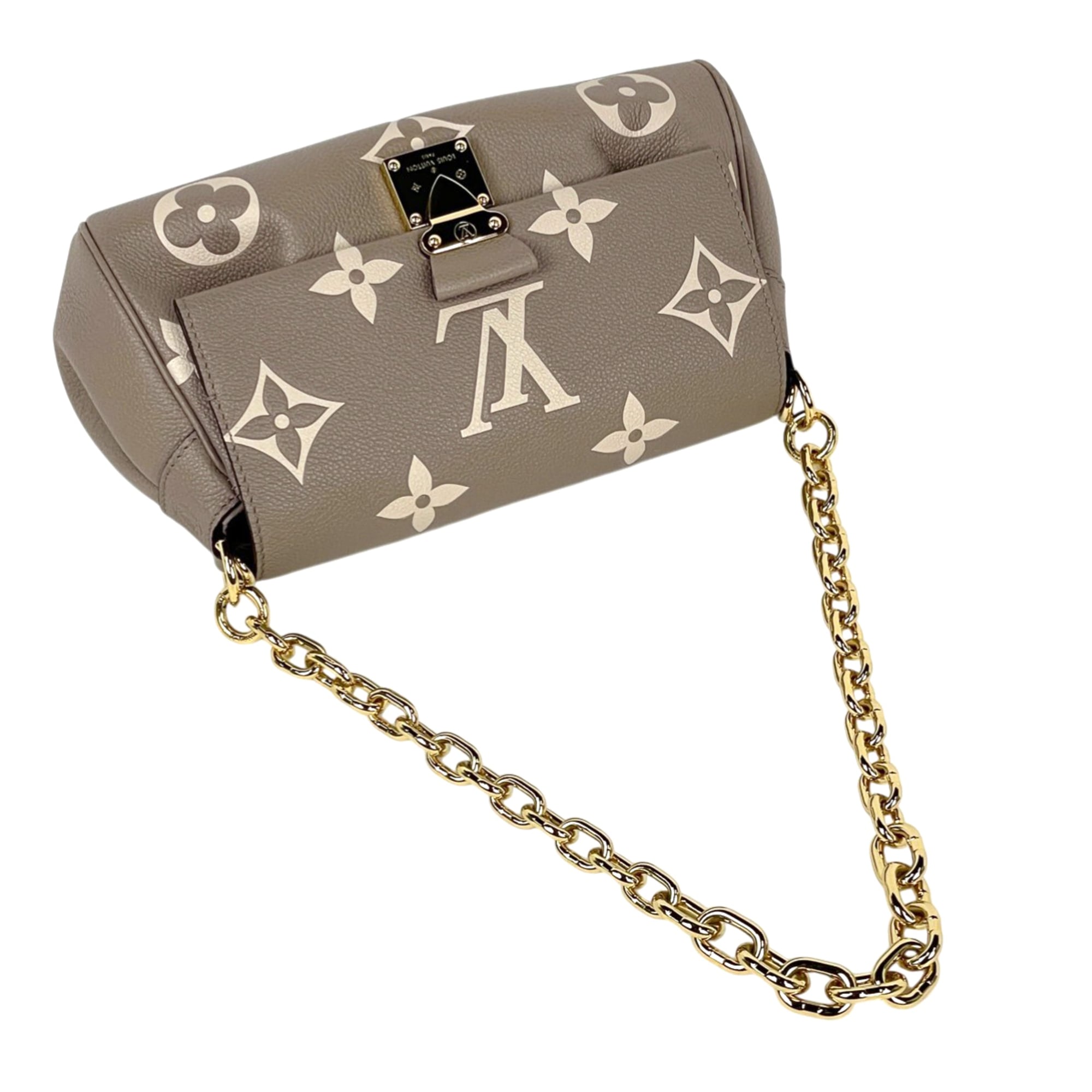 Louis Vuitton Beige Monogram Empreinte Shoulder Bag (Pre-Owned)