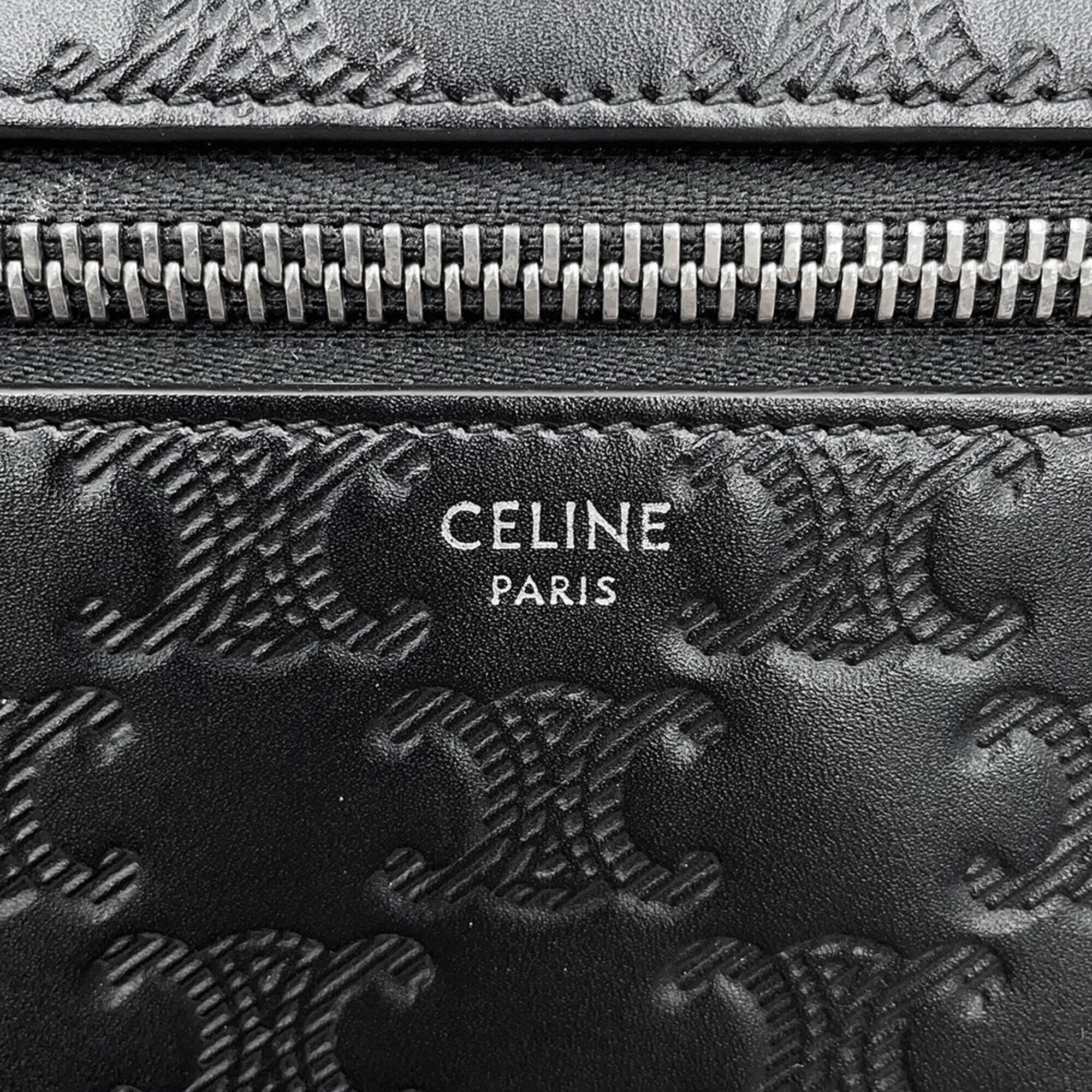Celine Black Leather Clutch Bag (Pre-Owned)