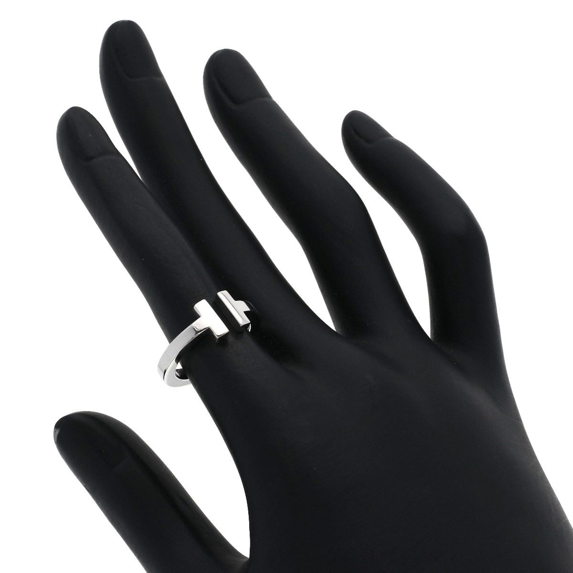 Tiffany White Gold (18K) Band Ring (Pre-Owned)