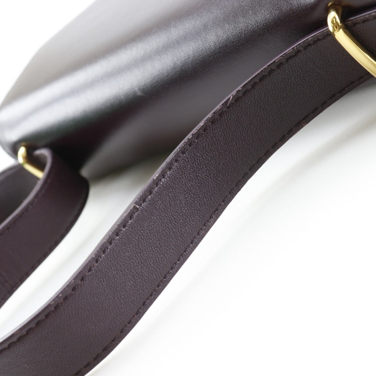 Bottega Veneta Purple Leather Shoulder Bag (Pre-Owned)