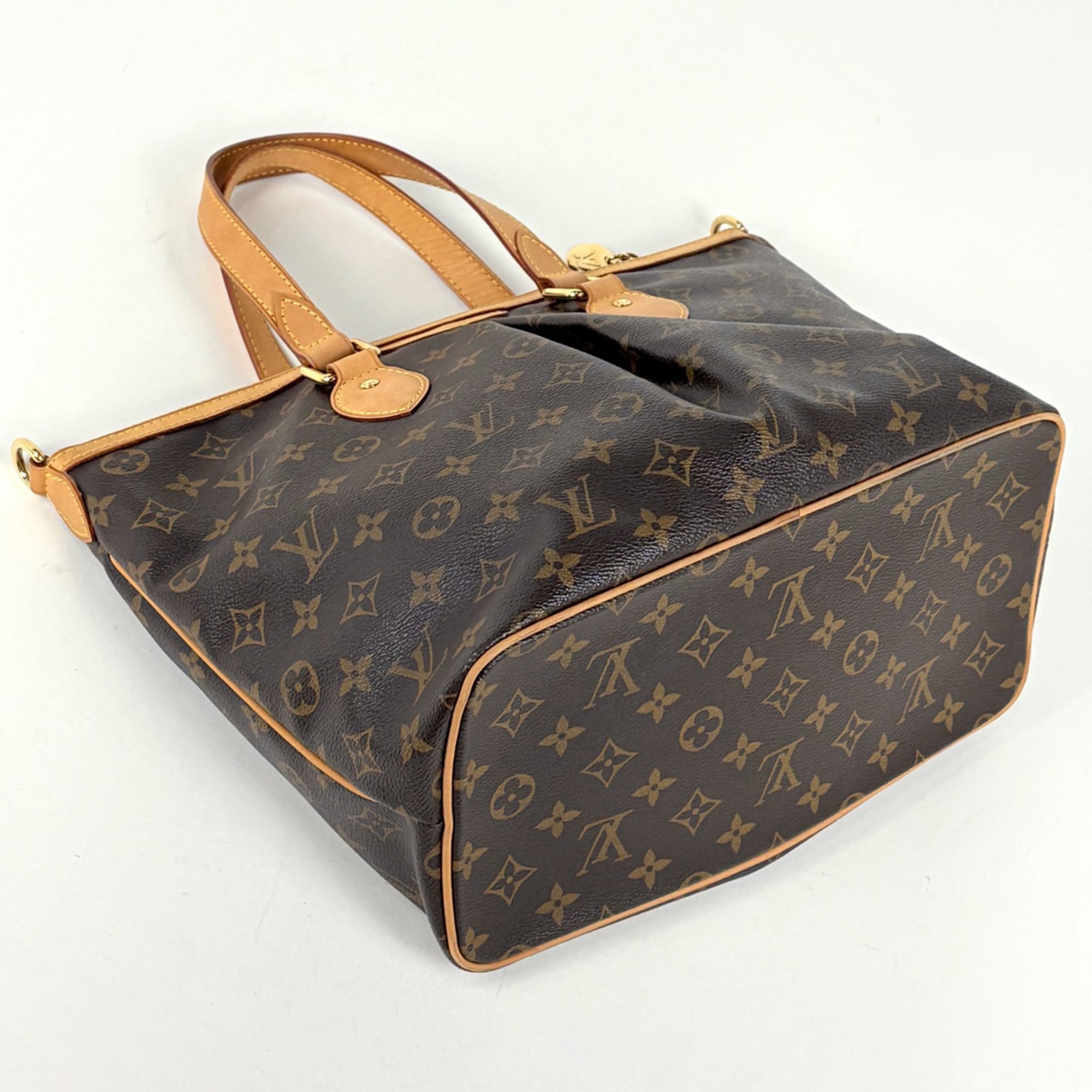 Louis Vuitton Brown Monogram Handbag Tote Bag (Pre-Owned)