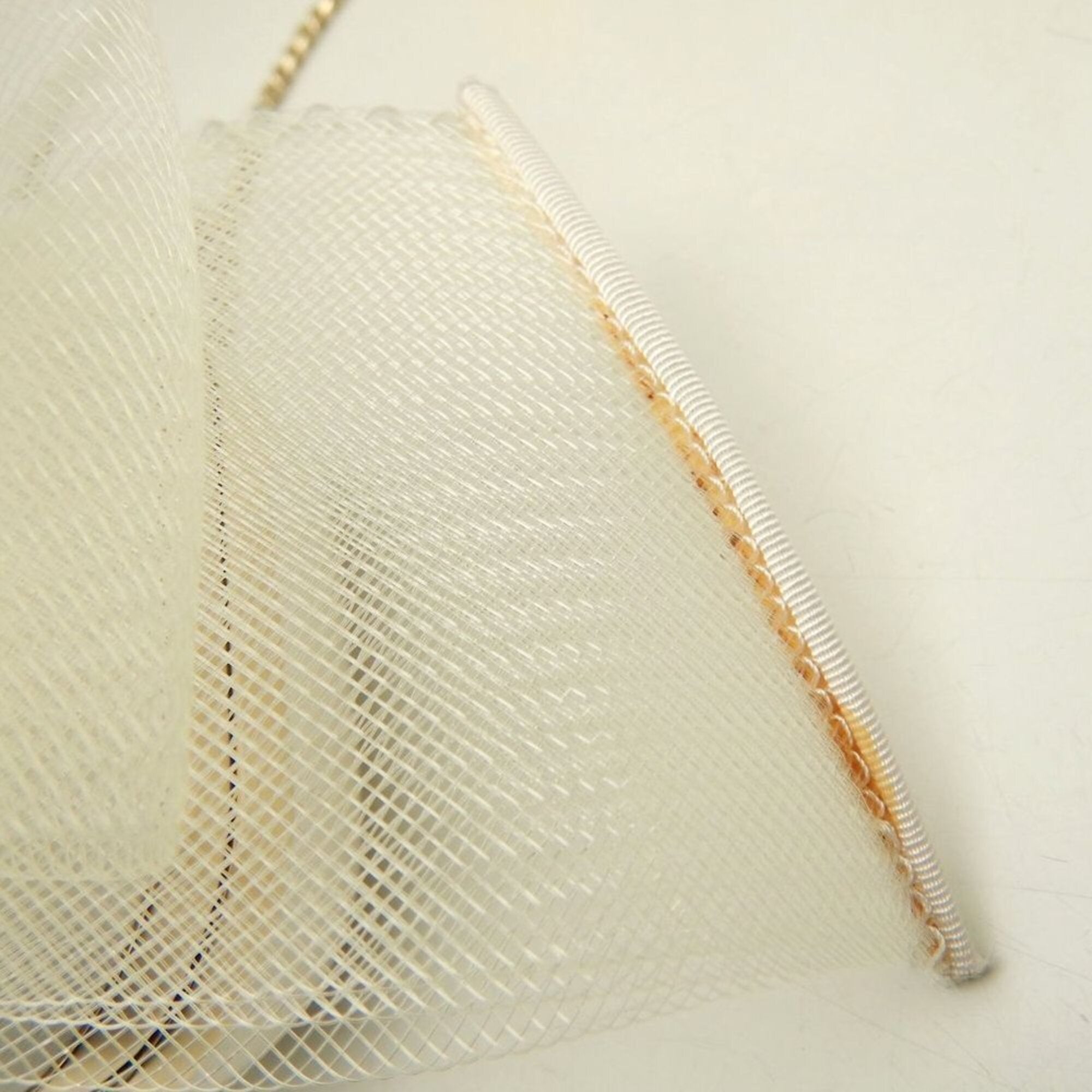 Jimmy Choo Off-White Satin Clutch Bag (Pre-Owned)