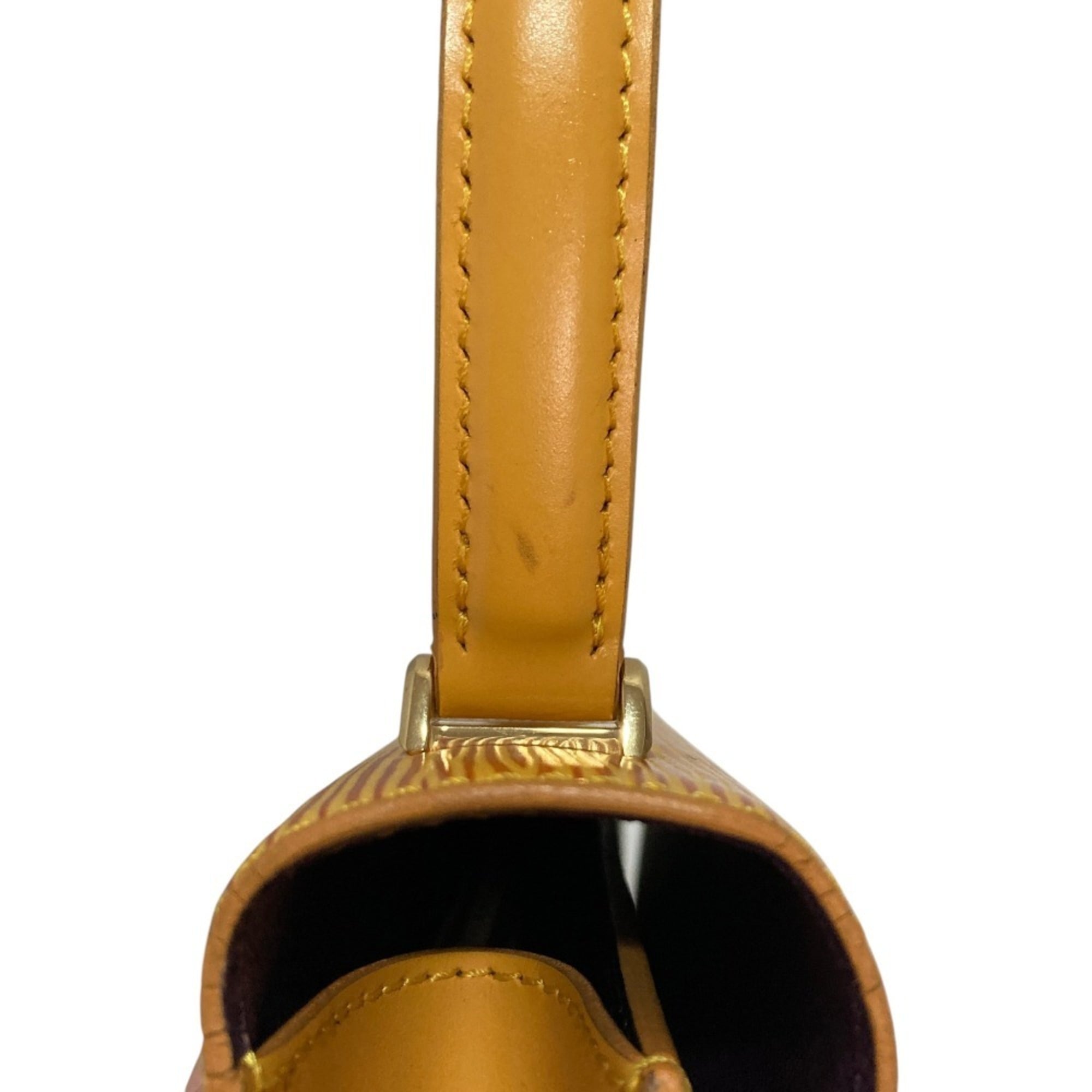 Louis Vuitton Jaune Yellow Epi Leather Handbag (Pre-Owned)