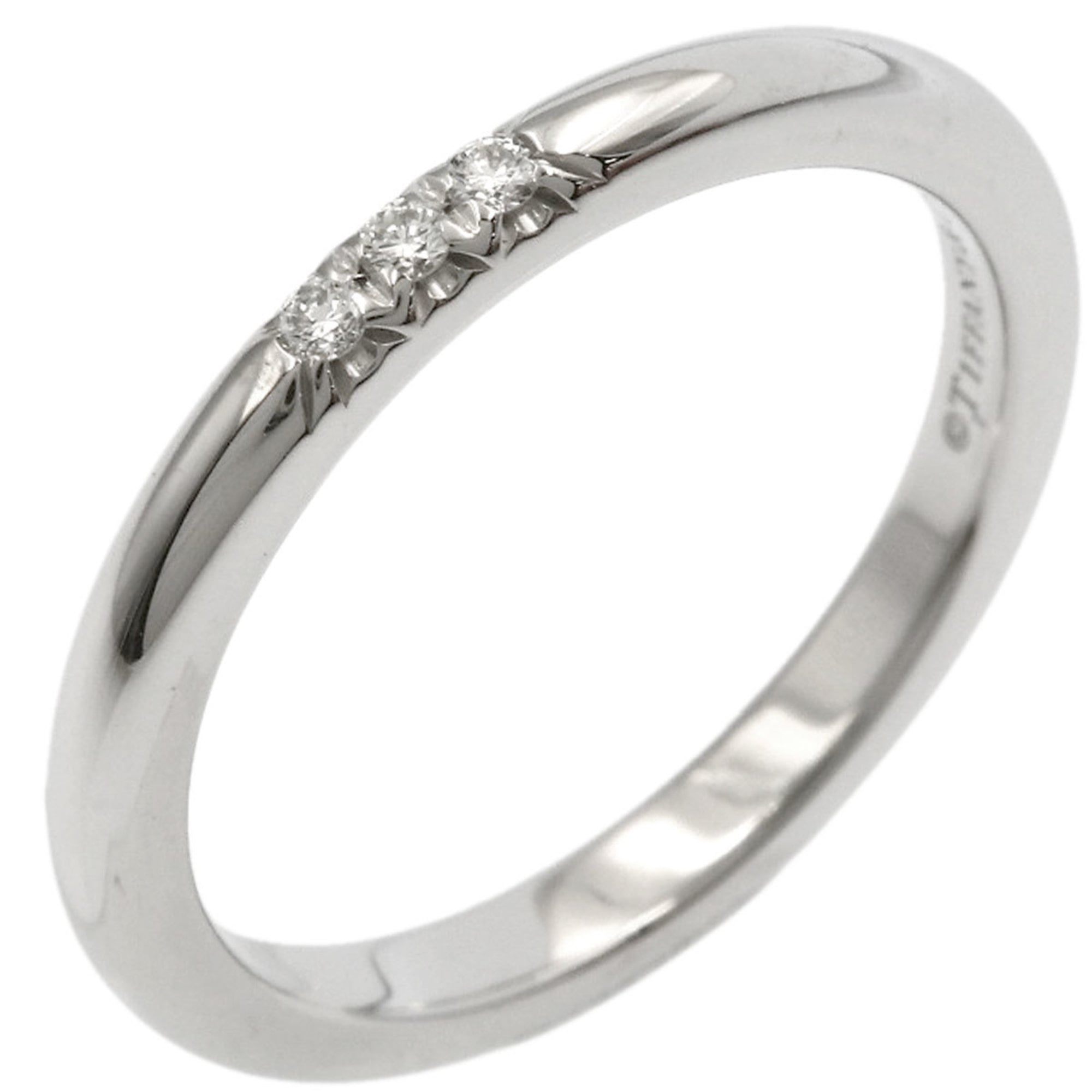 Tiffany Platinum 950 Band Ring (Pre-Owned)