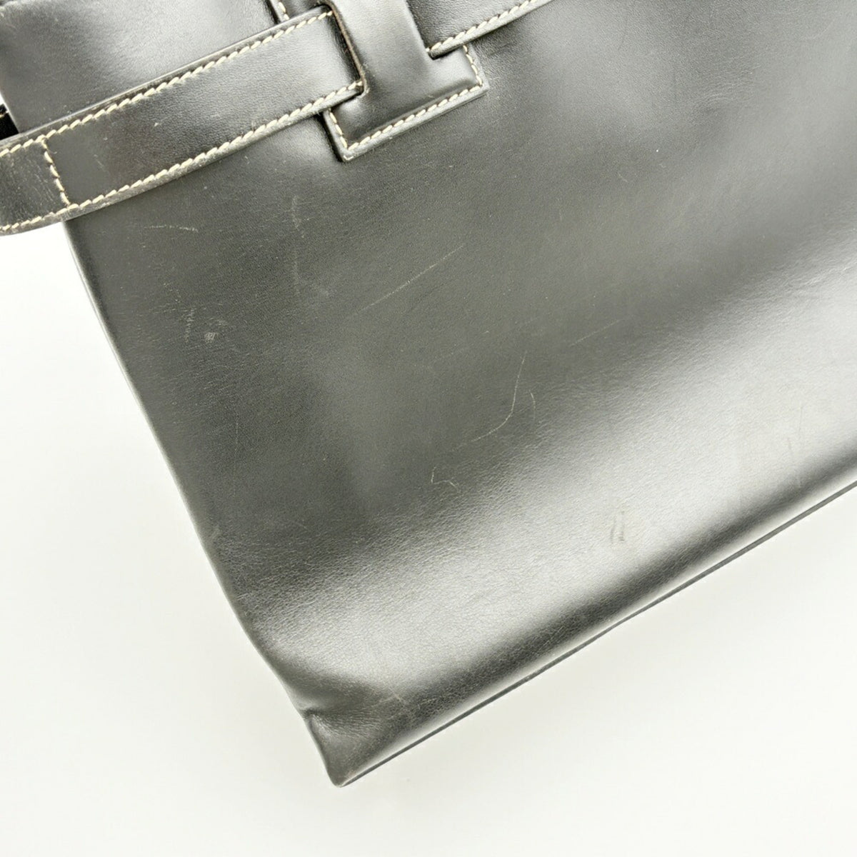 Gucci Black Leather Tote Bag (Pre-Owned)