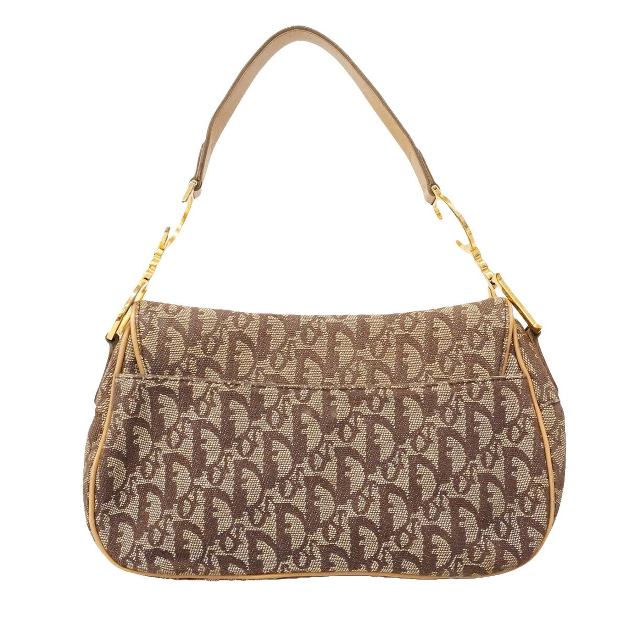 Christian Dior Brown Canvas Handbag (Pre-Owned)