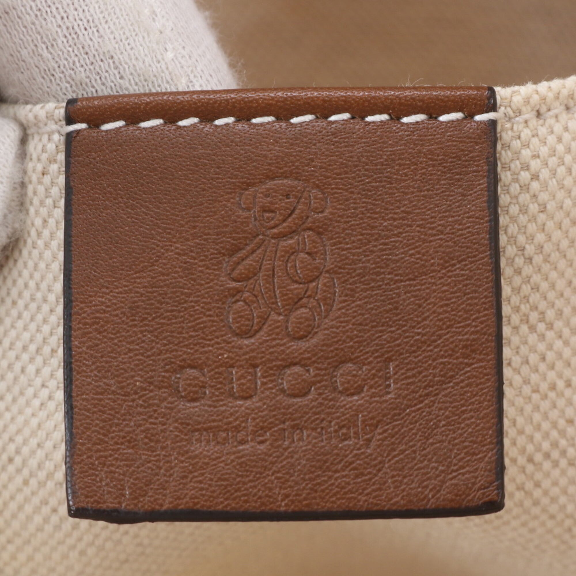 Gucci Flora Pink Leather Canvas Handbag Tote Bag (Pre-Owned)